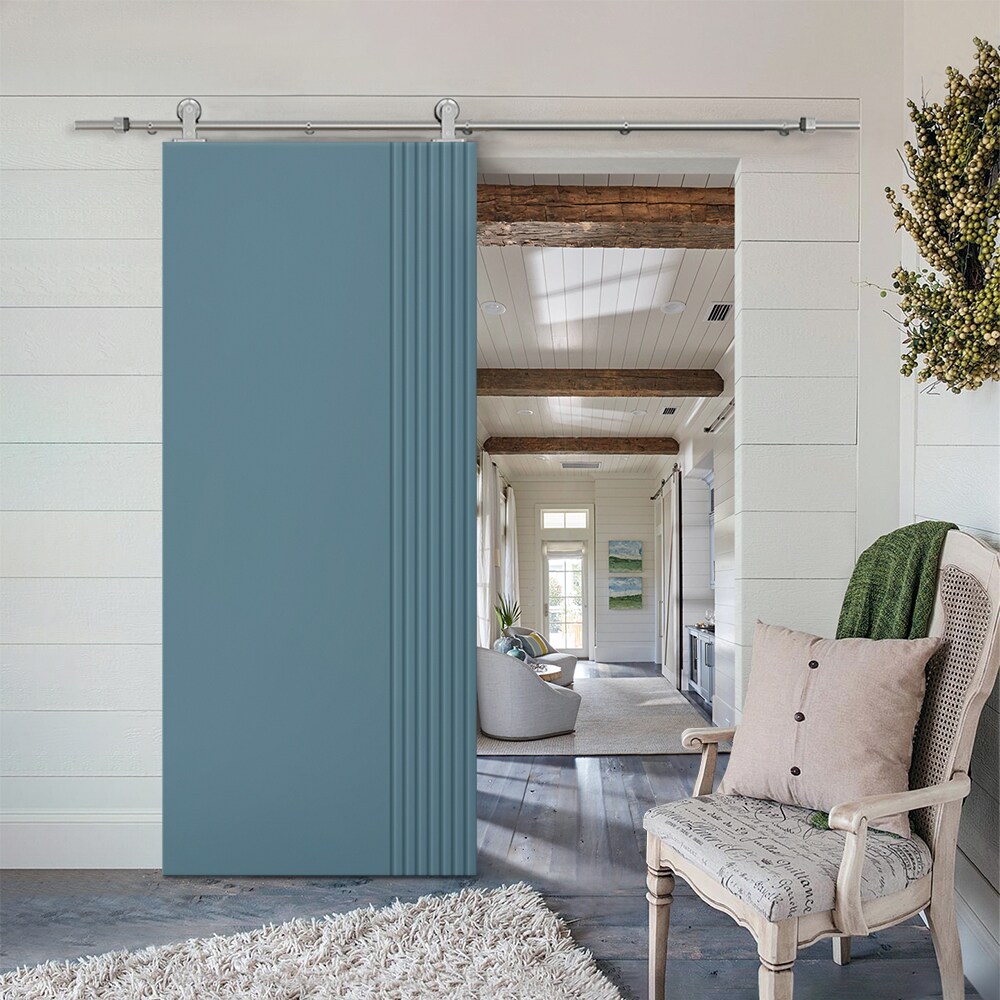 CALHOME SS79+MD-230-96X30-BP Barn-Doors - View #2