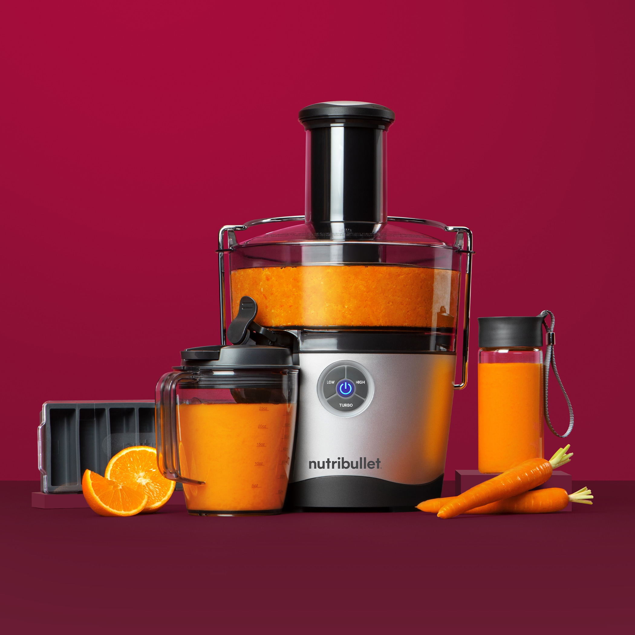Hamilton Beach Big Mouth Pro Juice Extractor - Lockable, Gray, Extractor  Type, cETLus Safety Listed, Dishwasher-Safe, Powerful 1.1 Hp Motor in the  Juicers department at