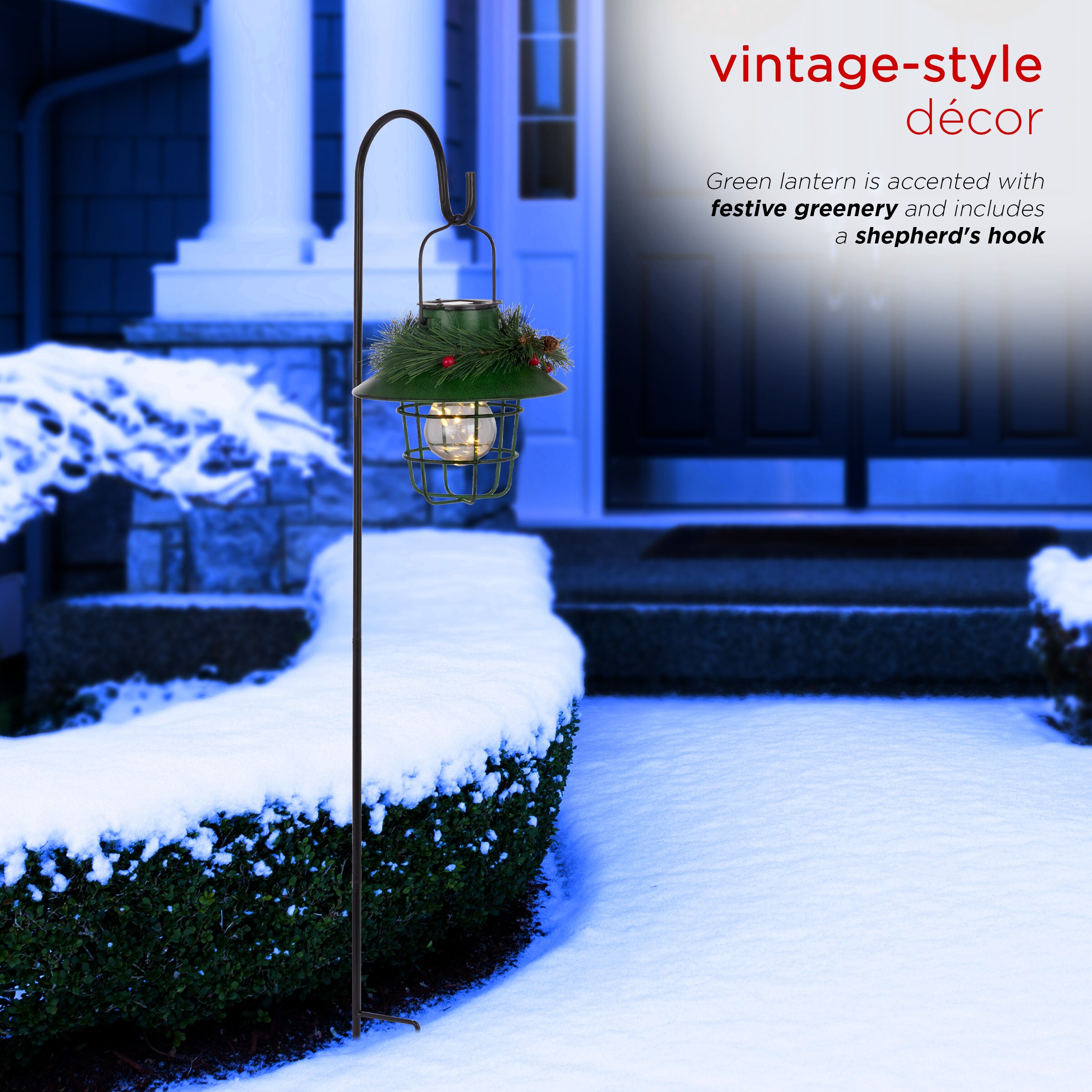 Alpine Corporation LJJ1334SLR-GN Outdoor-Christmas-Decor - View #3