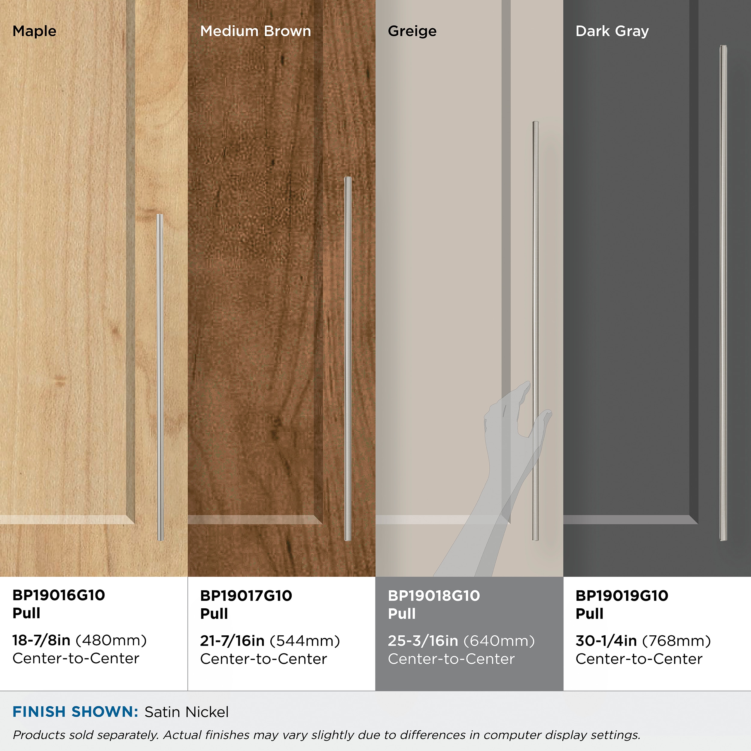 Amerock BP19018G10 Cabinet-Pulls - View #3