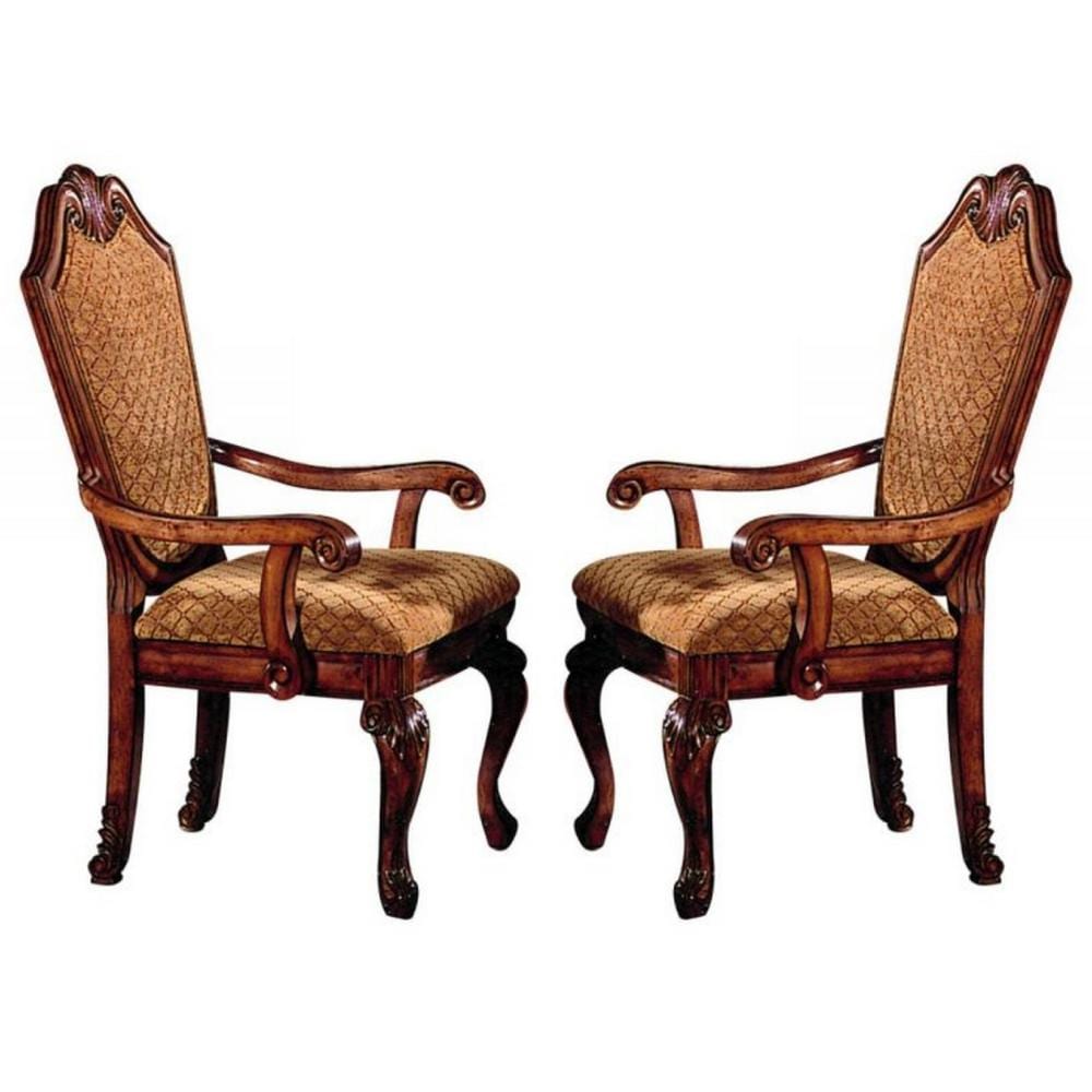 Benzara 2 -Pack 28-in W Modern Brown Microfiber Accent Armchair