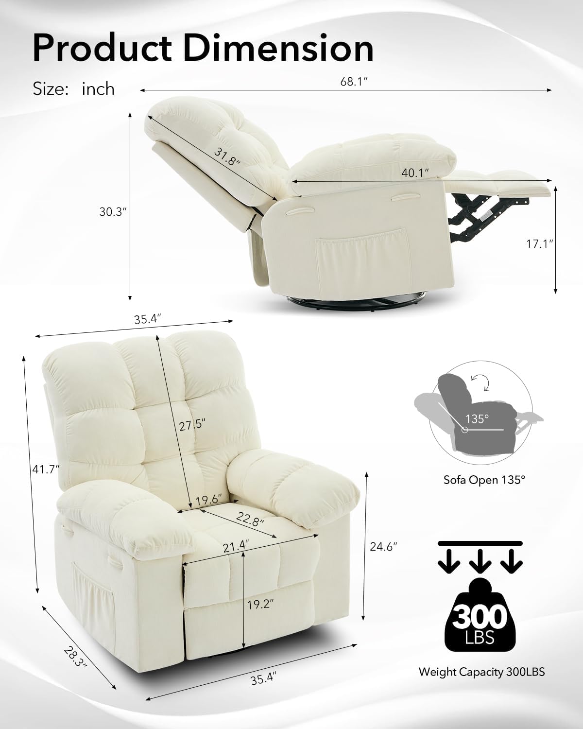 GarveeLife CLJ-MUWWB07Z0VUV4K recliners - View #2