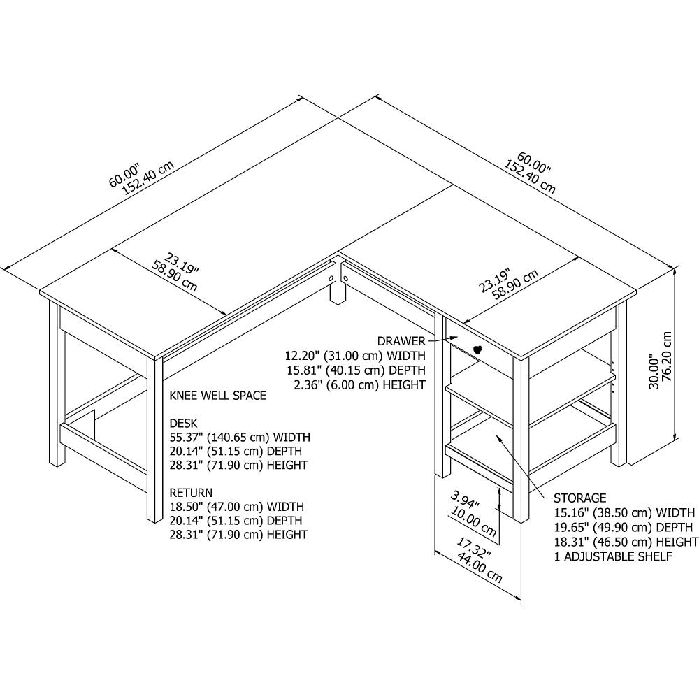 Bush Furniture MAD260GW2-03 desks - View #6