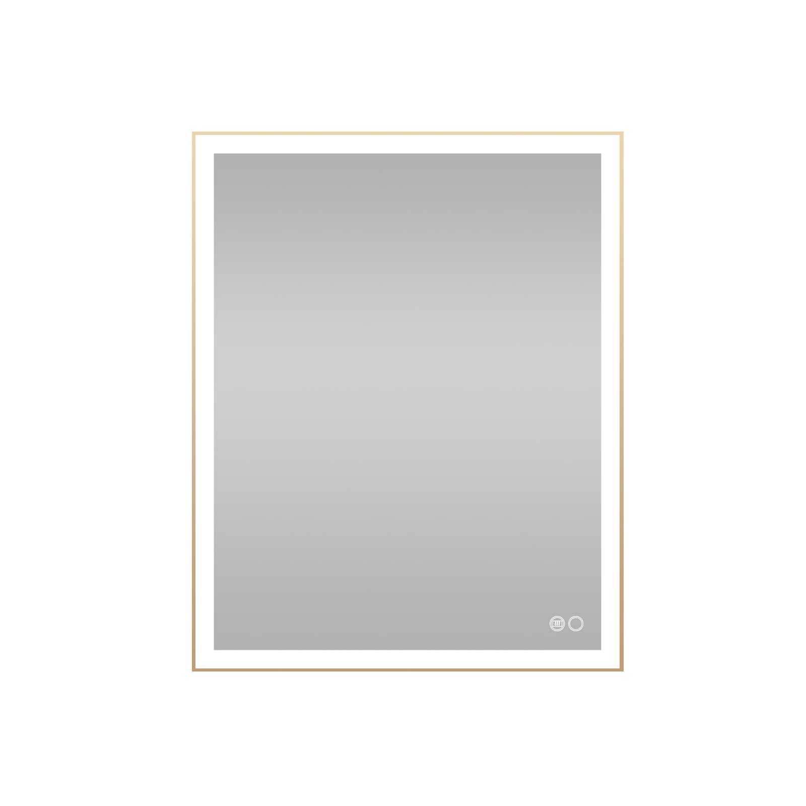 WELLFOR W5FM4032GD Framed-Bath-Mirrors - View #12