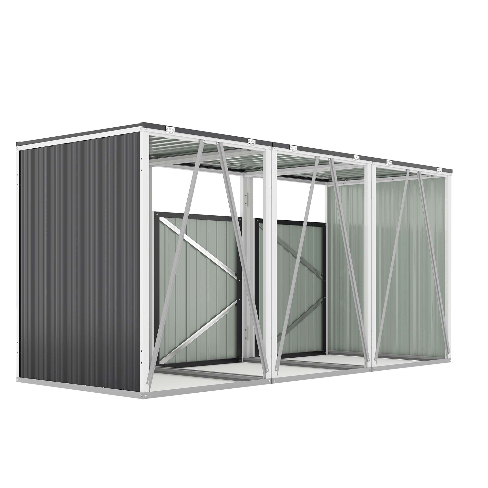 Clihome CL-WC5421BG Metal-Storage-Buildings-Sheds - View #10