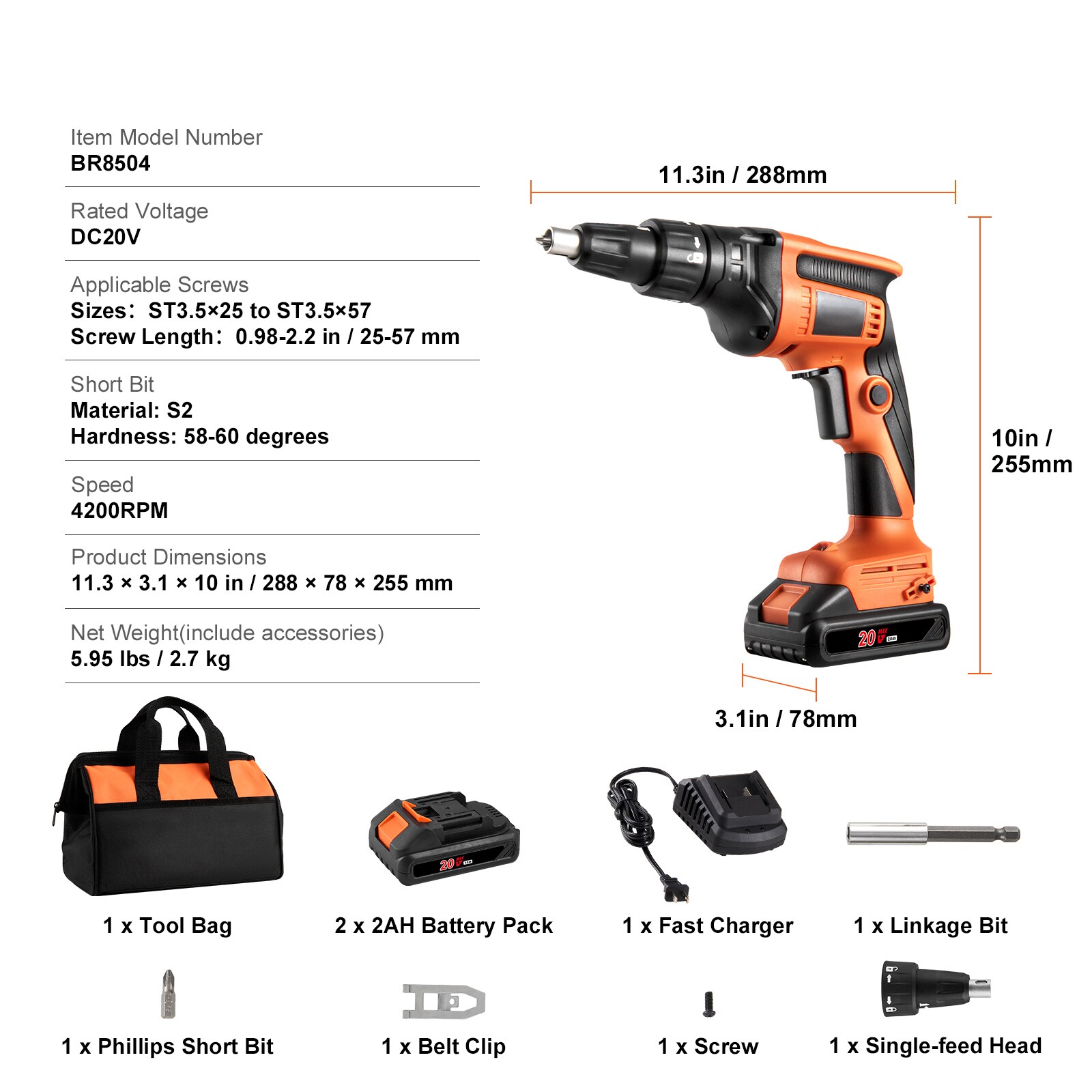 VEVOR SCGQLSQWSDF003092V1 c100240 - View #7