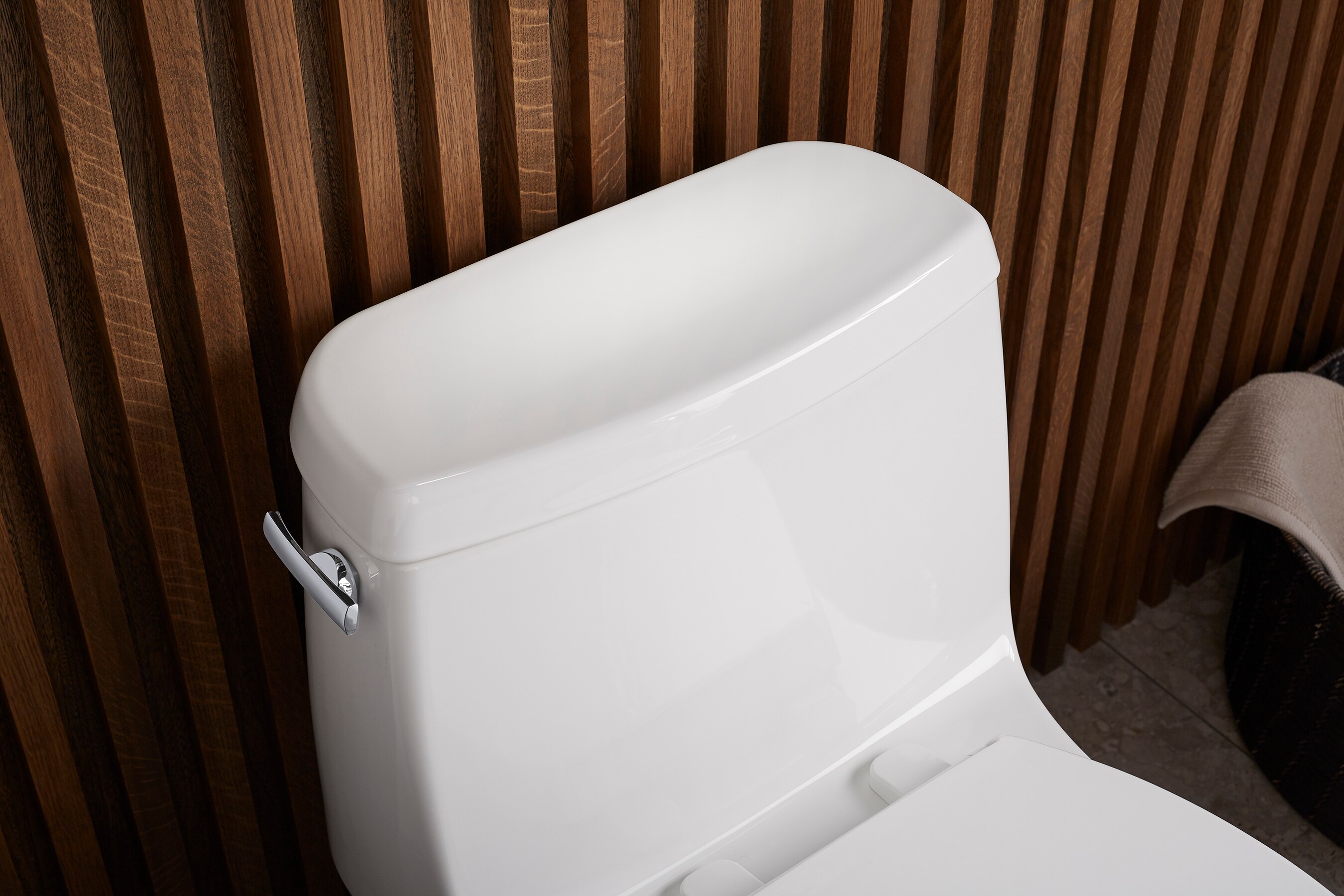 Santa Rosa White Compact Elongated One-Piece Toilet