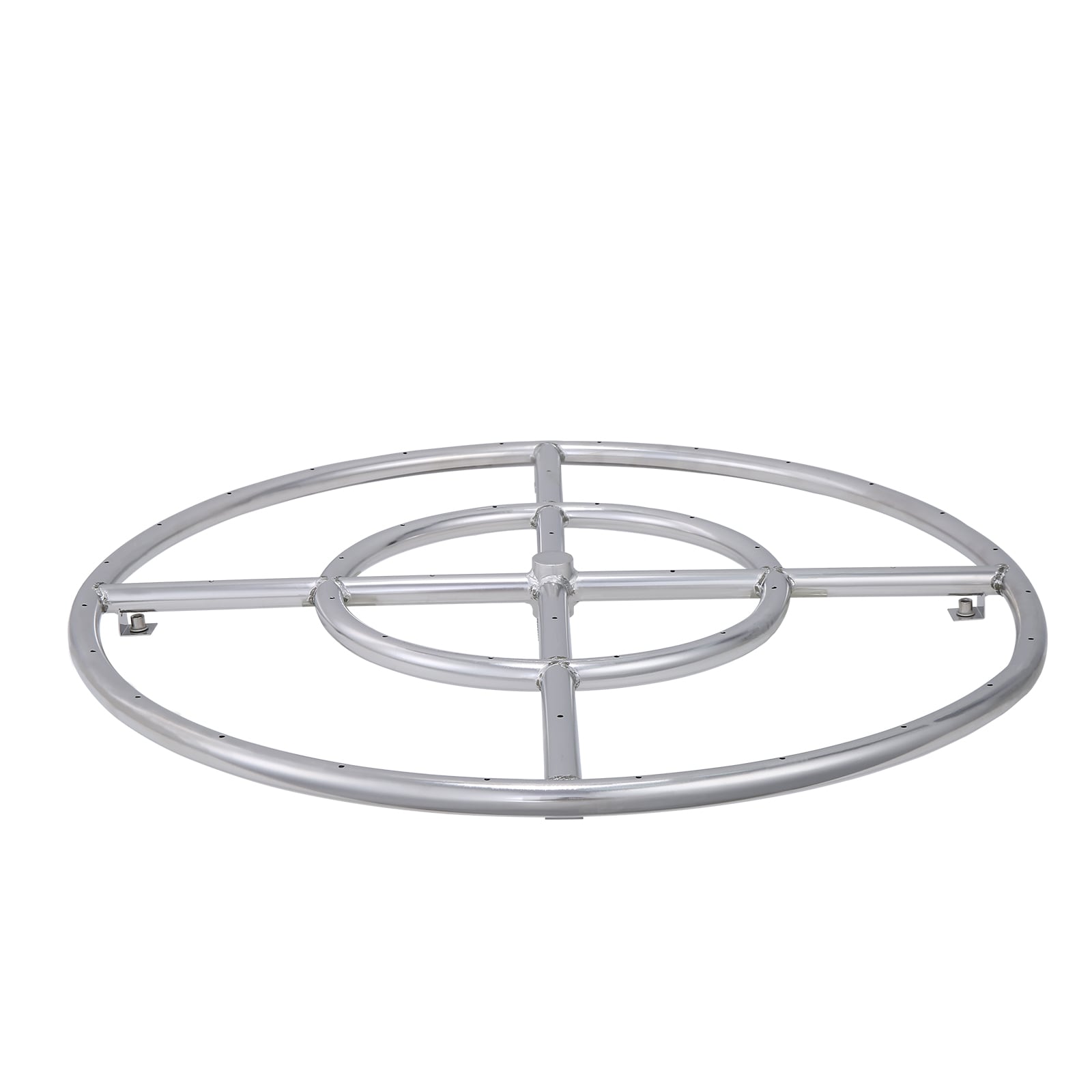 VEVOR RSQZJ24INCHYPCM31V0 24-Inches Silver Stainless steel Fire Pit Wind guard