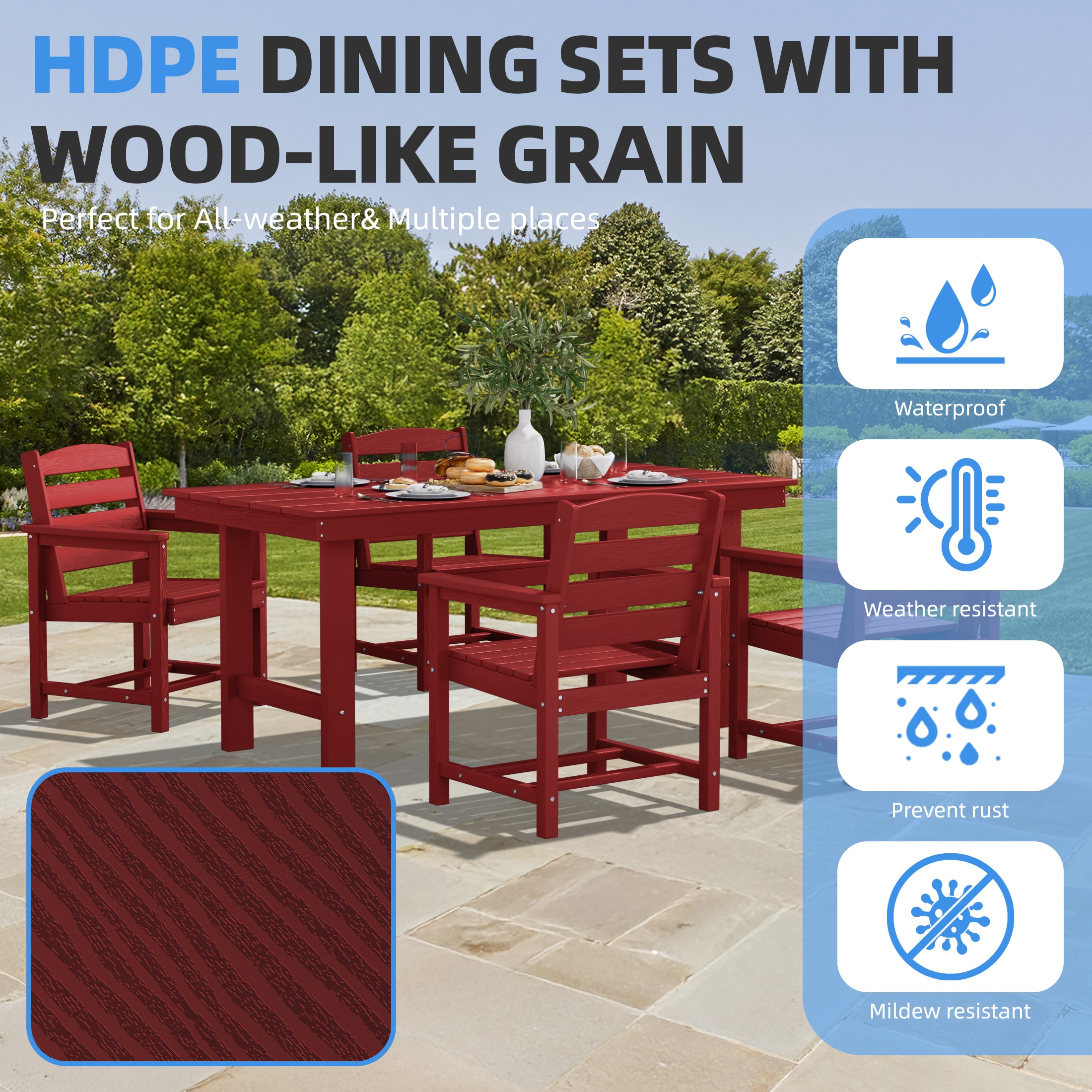 JEAREY PESFJJK-02-NG Patio-Dining-Sets - View #6
