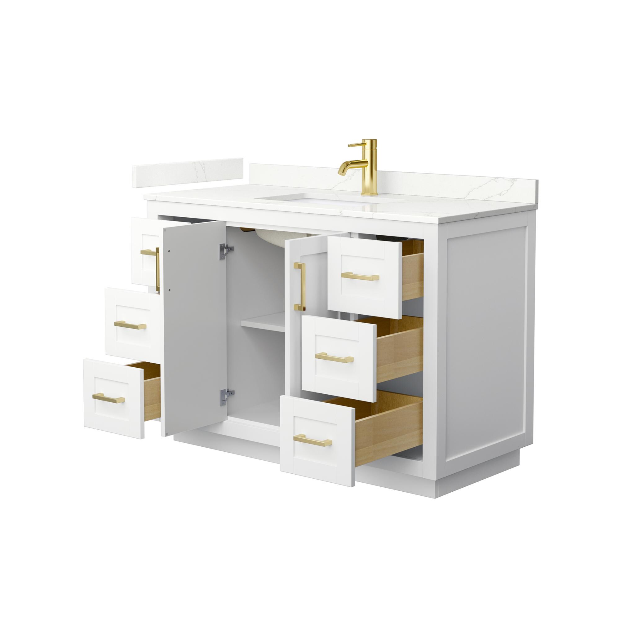Wyndham Collection WCF292948SWGGTUNSMXX Bath-Vanity-Combo - View #3