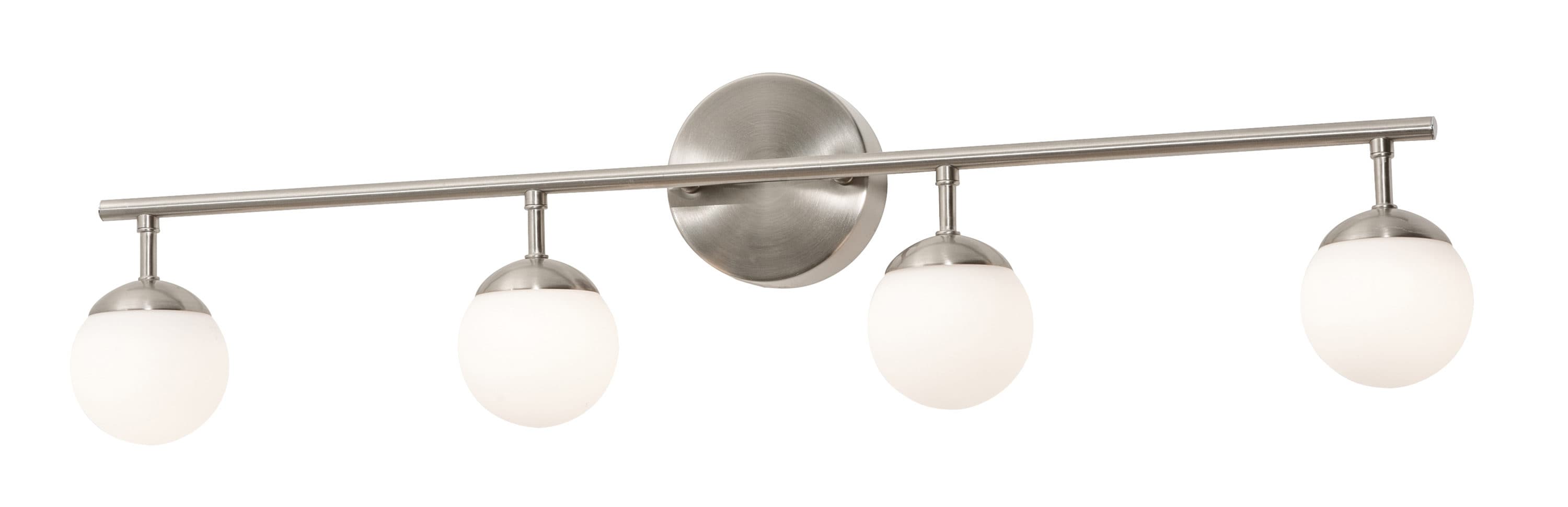 AFX PRLV3208L30D1SN Pearl 32-in 4 -Light Satin Nickel Integrated LED Modern/contemporary Vanity light