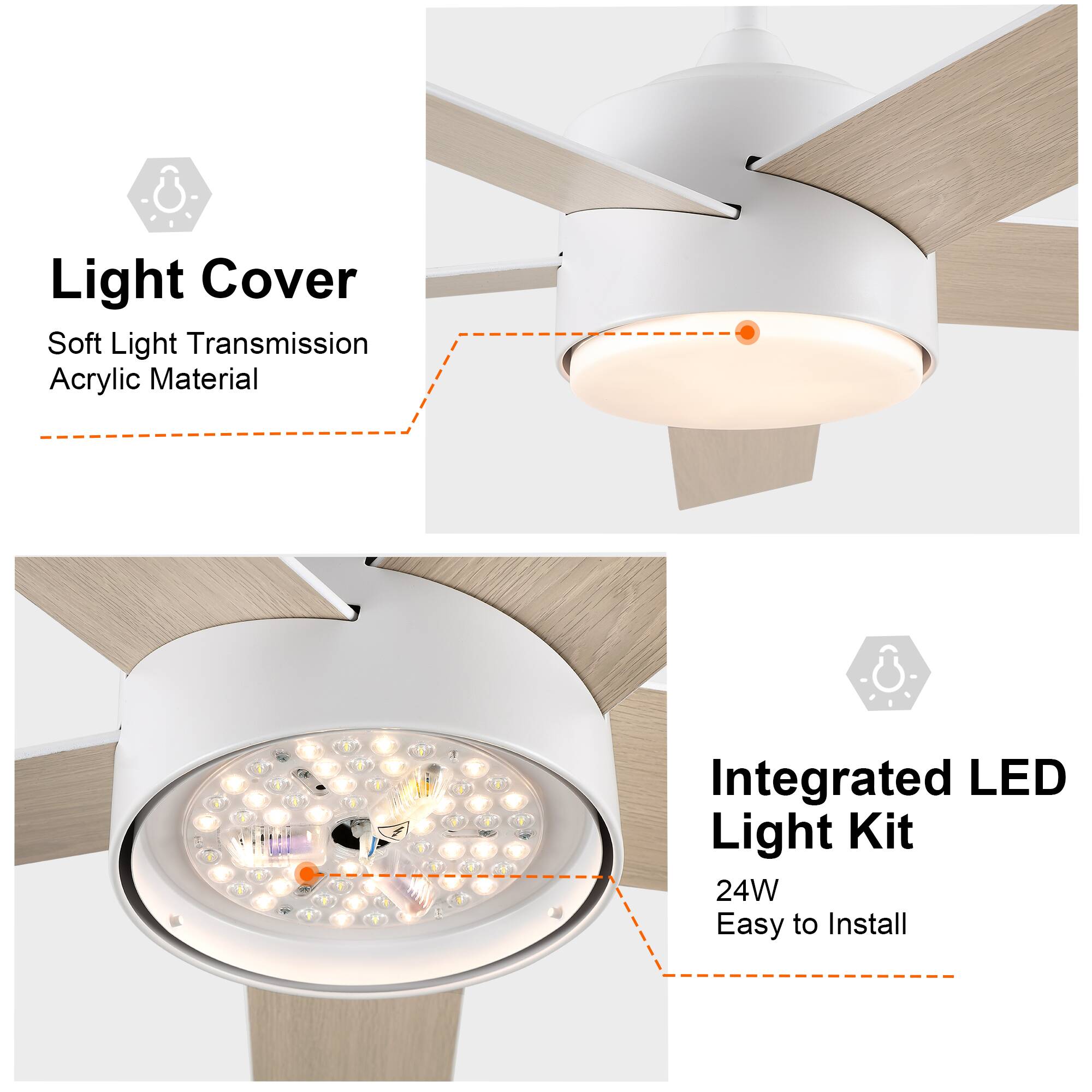 YUHAO LSAC1084WH52 Ceiling-Fans - View #16