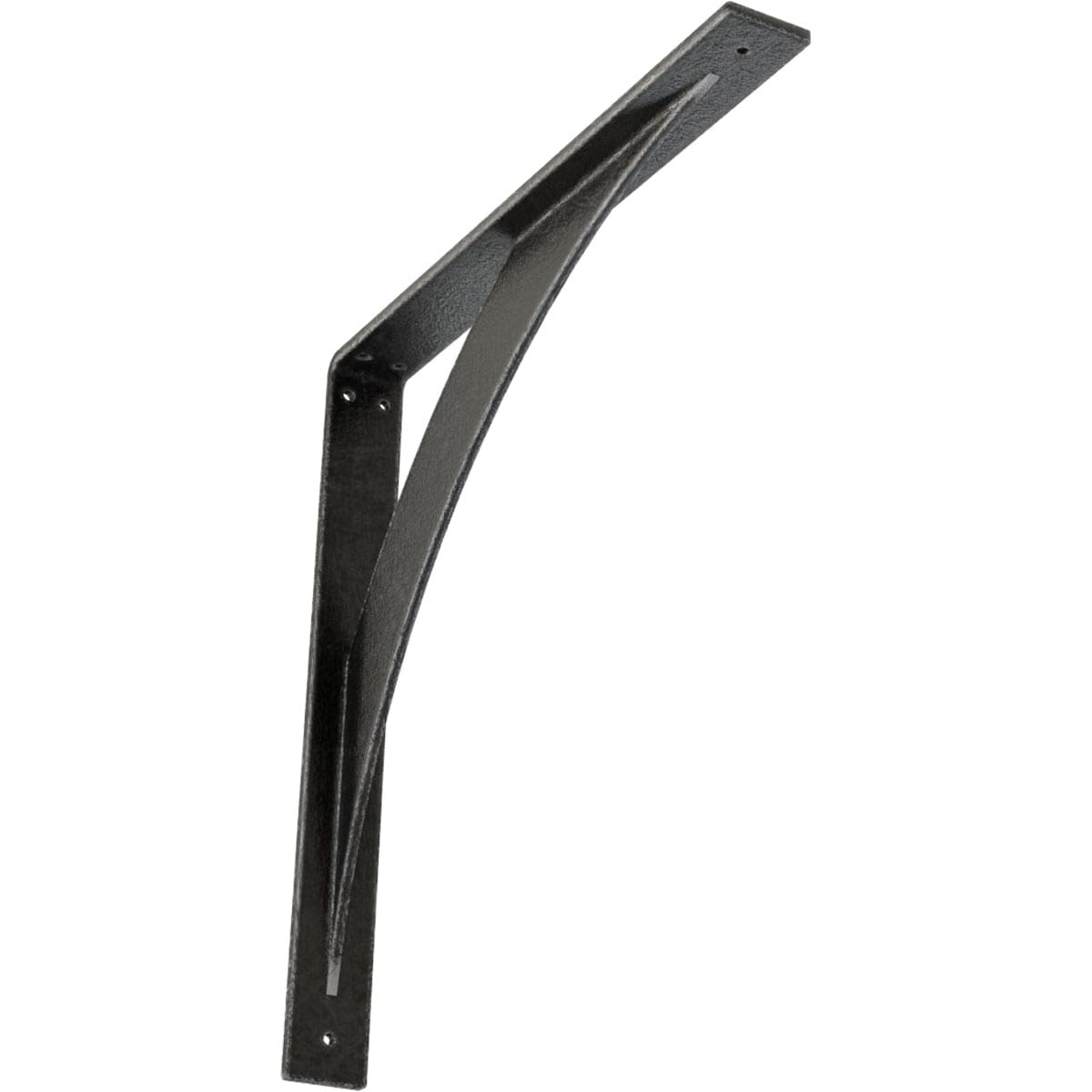 Ekena Millwork BKTM02X18X18LEAPW Legacy 18-in x 2-in x 18-in Gray Steel Mounting bracket