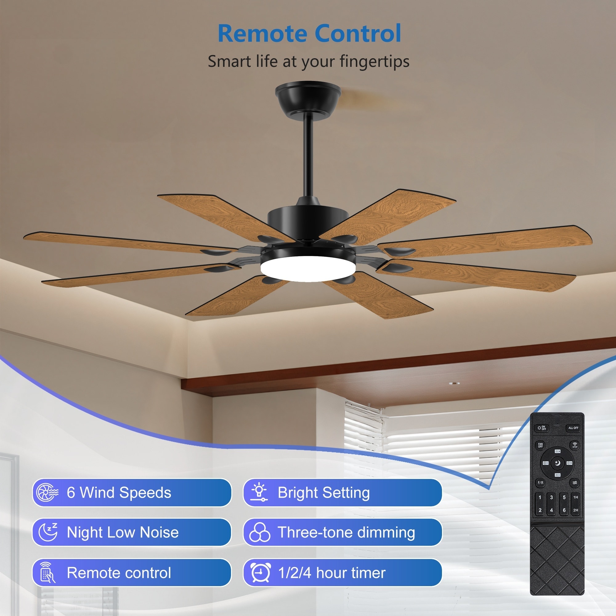 UOI ZZH100002 Ceiling-Fans - View #3