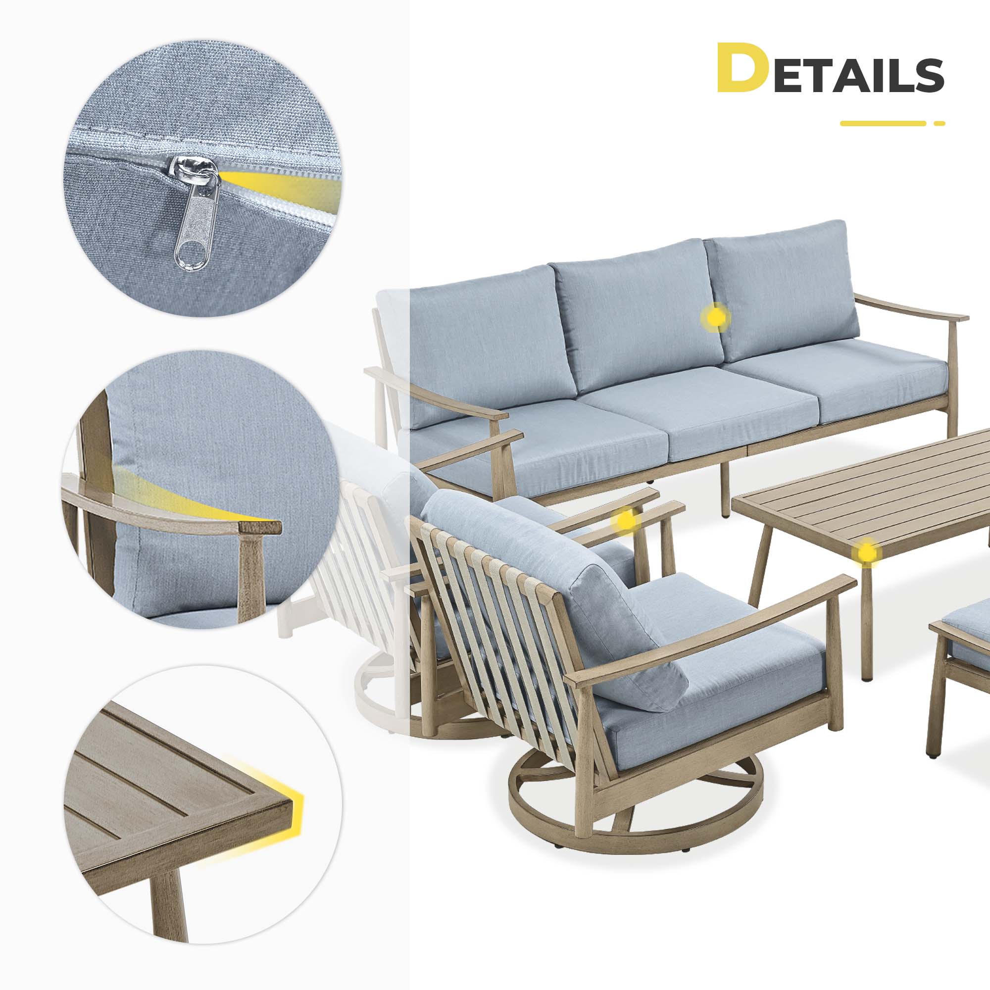  EL-SF7-ZL-B6-WL3 Patio-Conversation-Sets - View #6