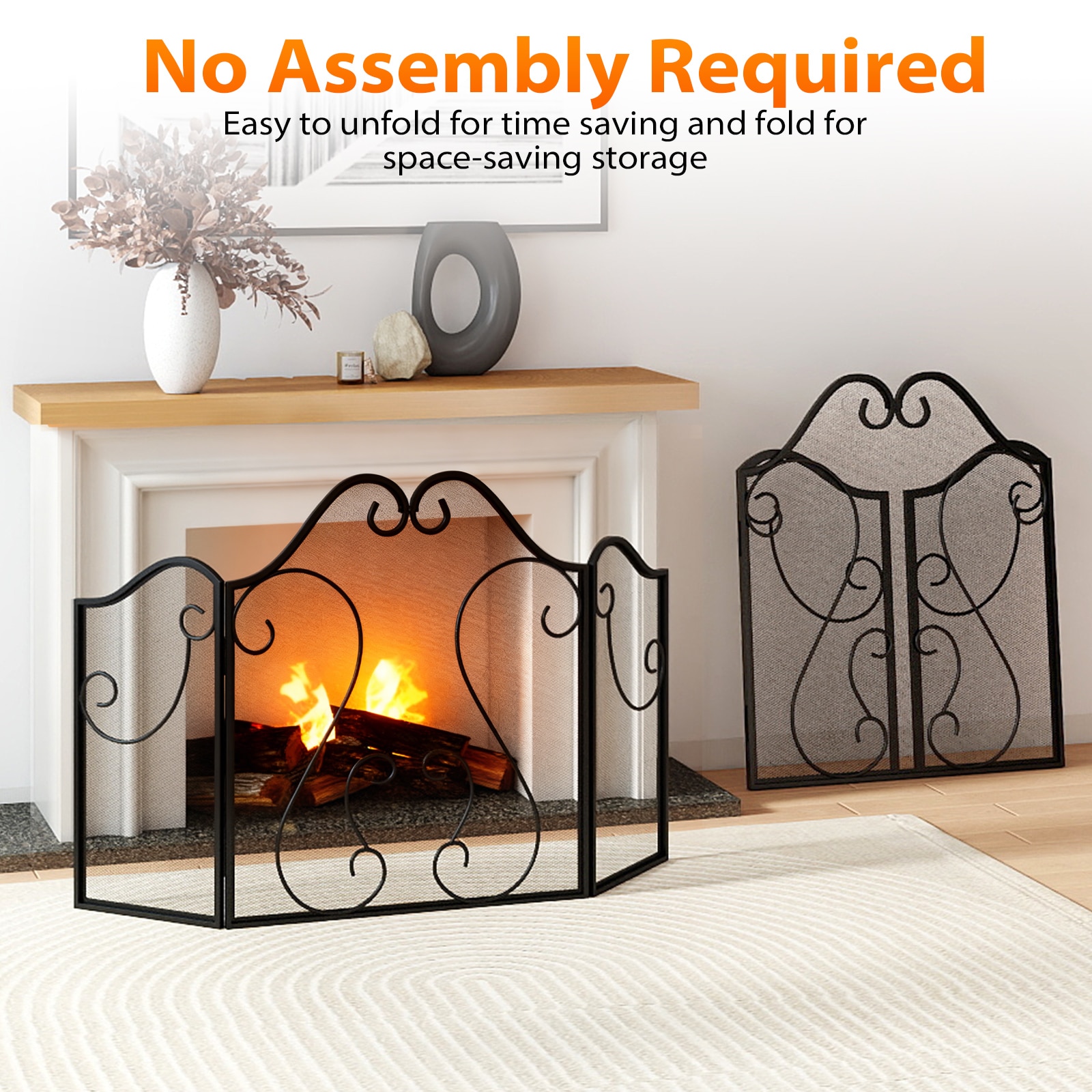 Slickblue D-CO-35531VJ Fireplace-Screens - View #6