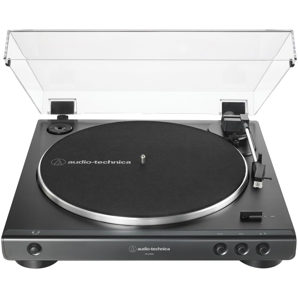 Audio-Technica AT-LP60X-BK Black Turntable (Record Player)