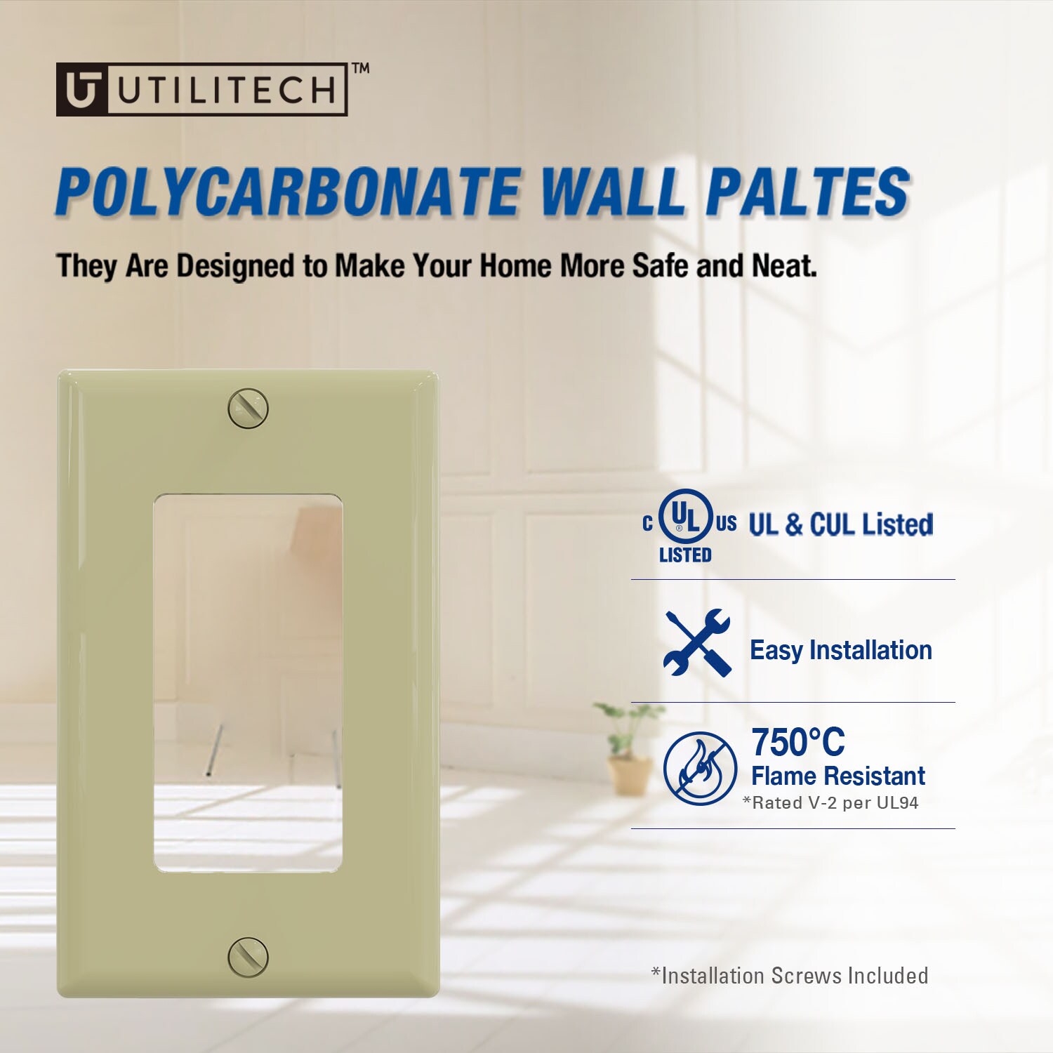 Utilitech 3031-IV10 Electrical-Wall-Plates - View #2
