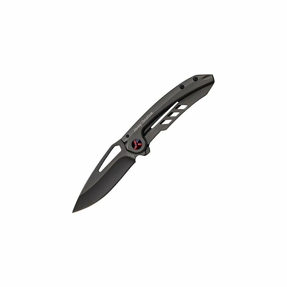 Case Cutlery PROCT5719  CAS-52163 2019 Harley Davidson Tec x TH-1 Stainless Titanium Coat Folding Knife