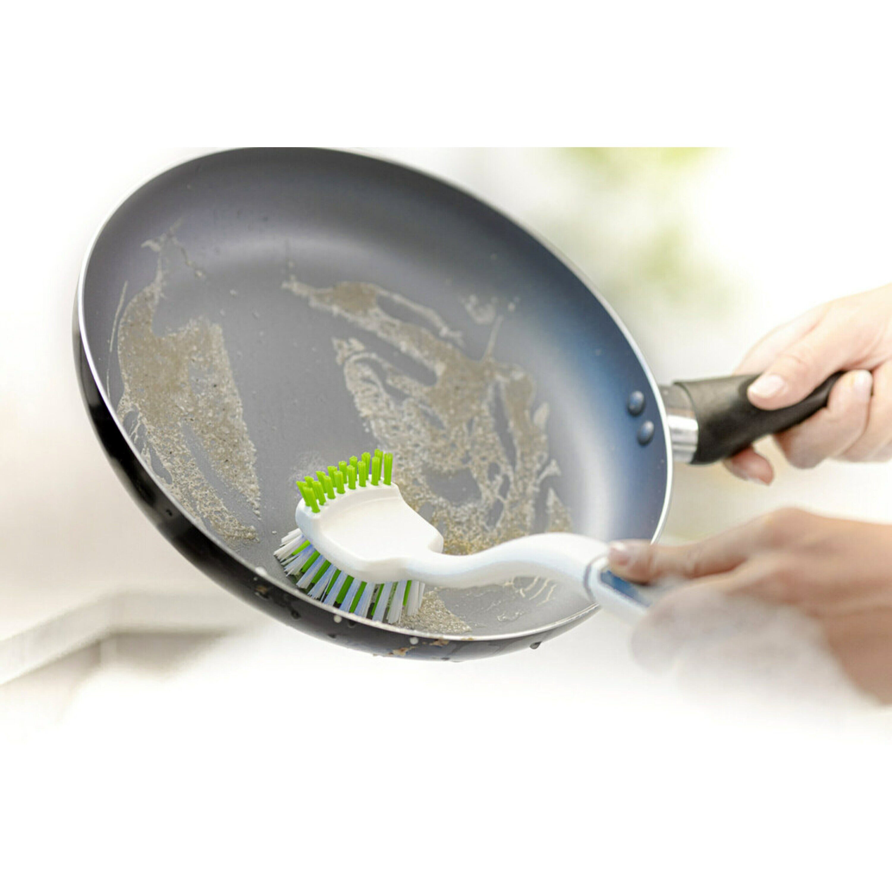 Scotch-Brite Pot and Pan Poly Fiber Dish Brush in the Kitchen