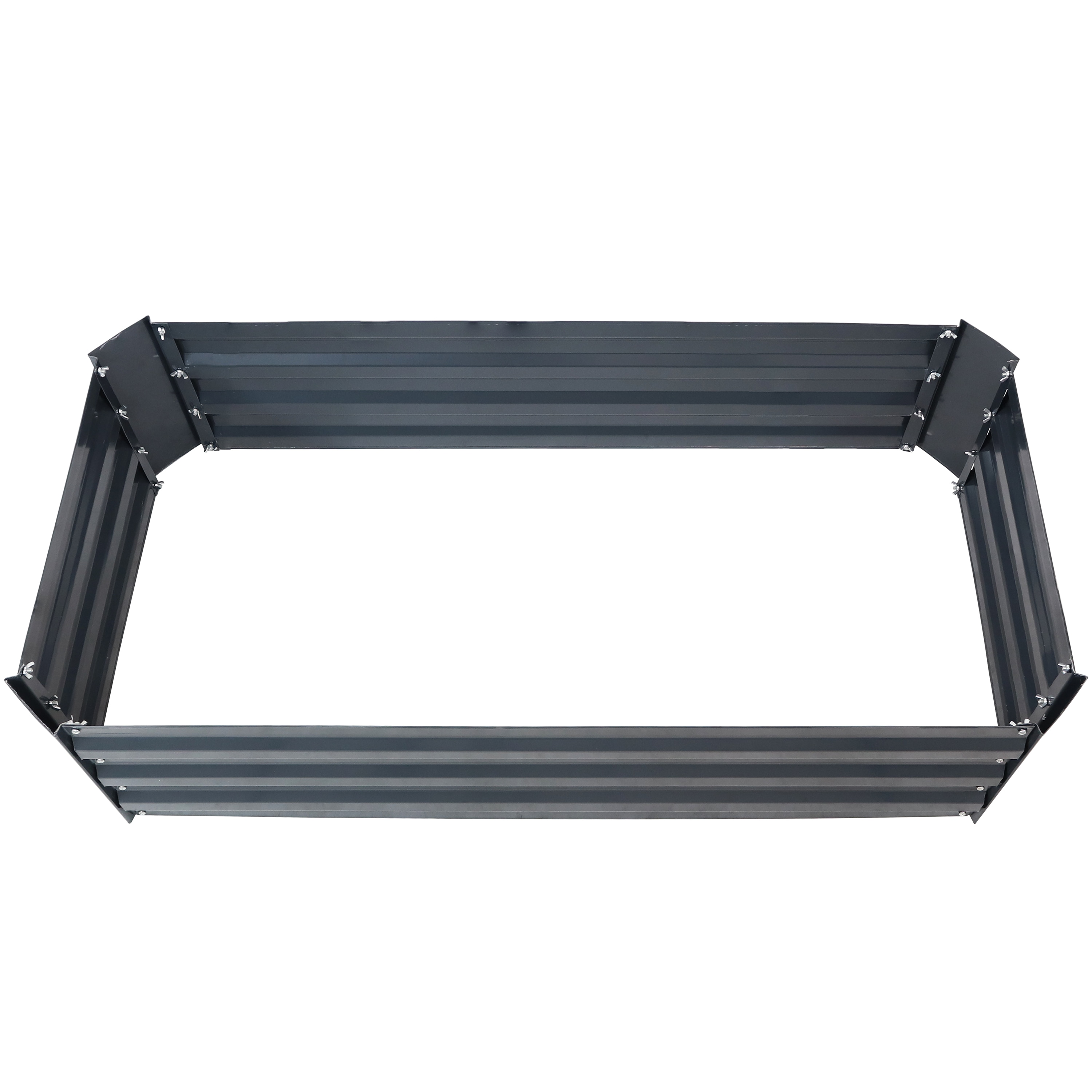 Sunnydaze Decor 48-in W x 24-in L x 11.75-in H Elevated Dark