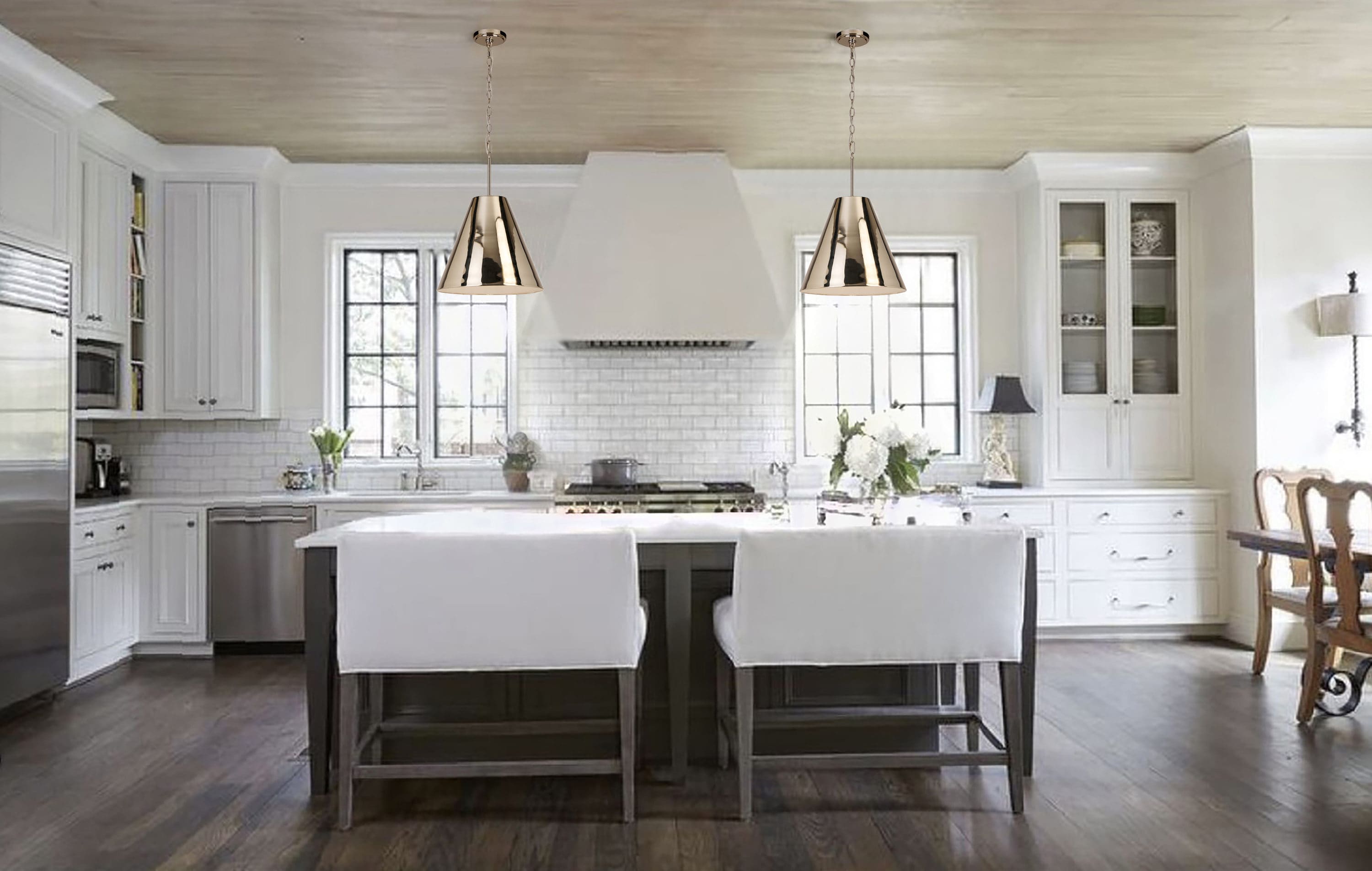 allen + roth JTL0991AL-2 PN Pendant-Lights - View #3