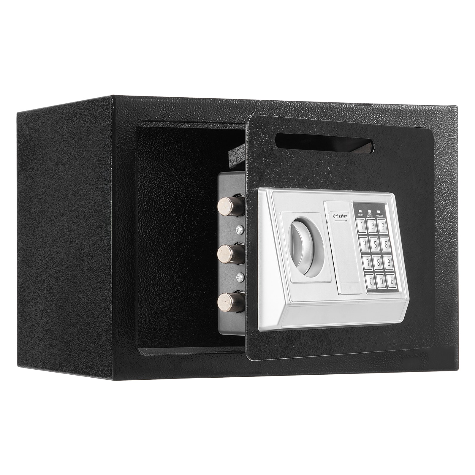 GIVIMO Drop Safe 0.6-cu ft Drop Slot Safe Box with Password and Turn Knob Heavy Duty Compact Cash Depository Box with Front Lock Slot for Cash and Documents