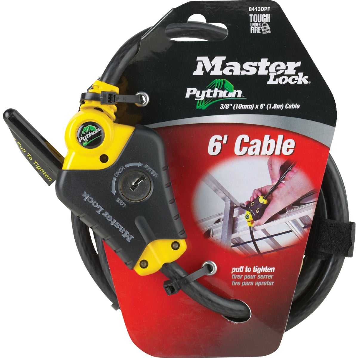 Master Lock 8413DPF Cable-Locks - View #2