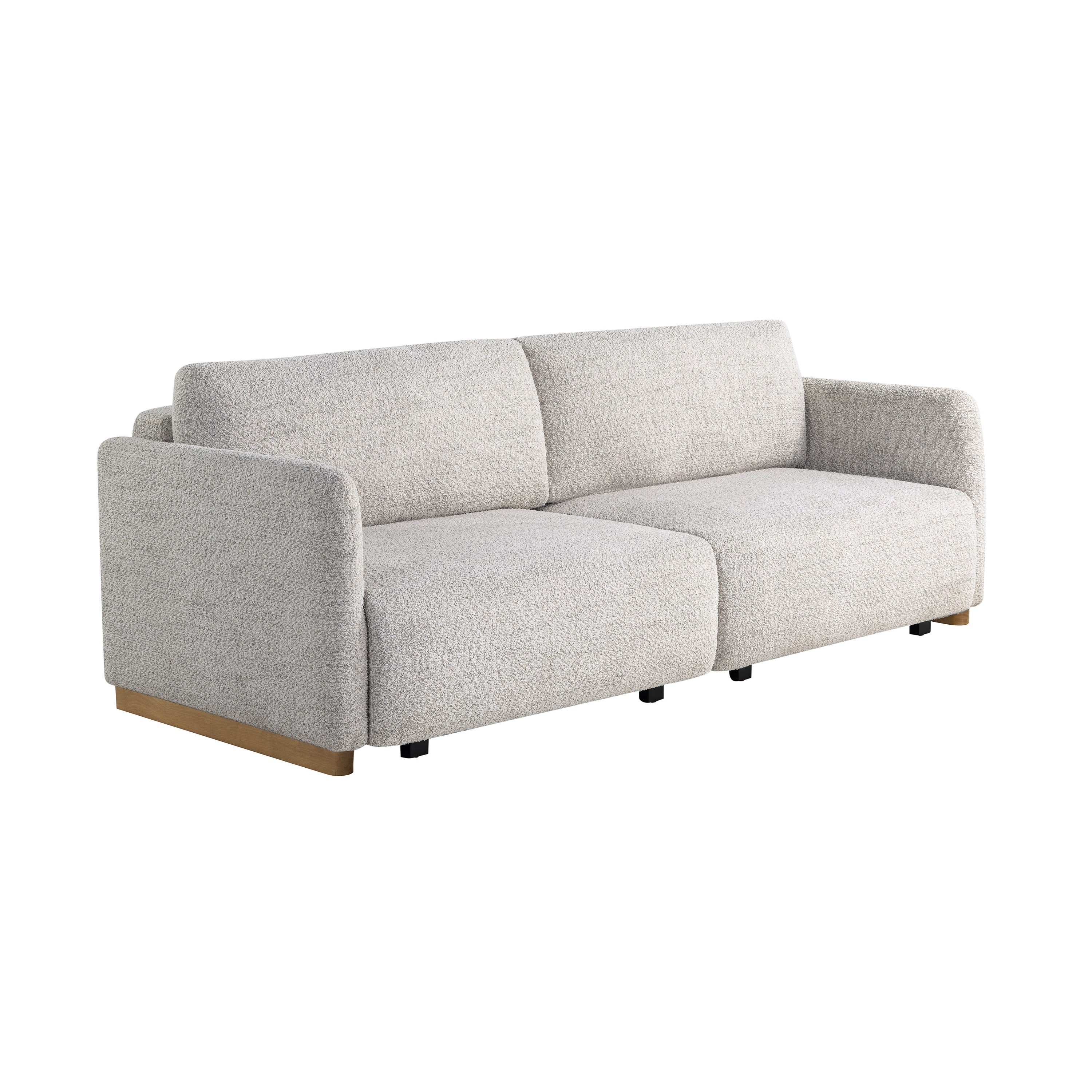 Serta Ivory Contemporary/Modern Polyester Queen Sofa bed #113A058IVO