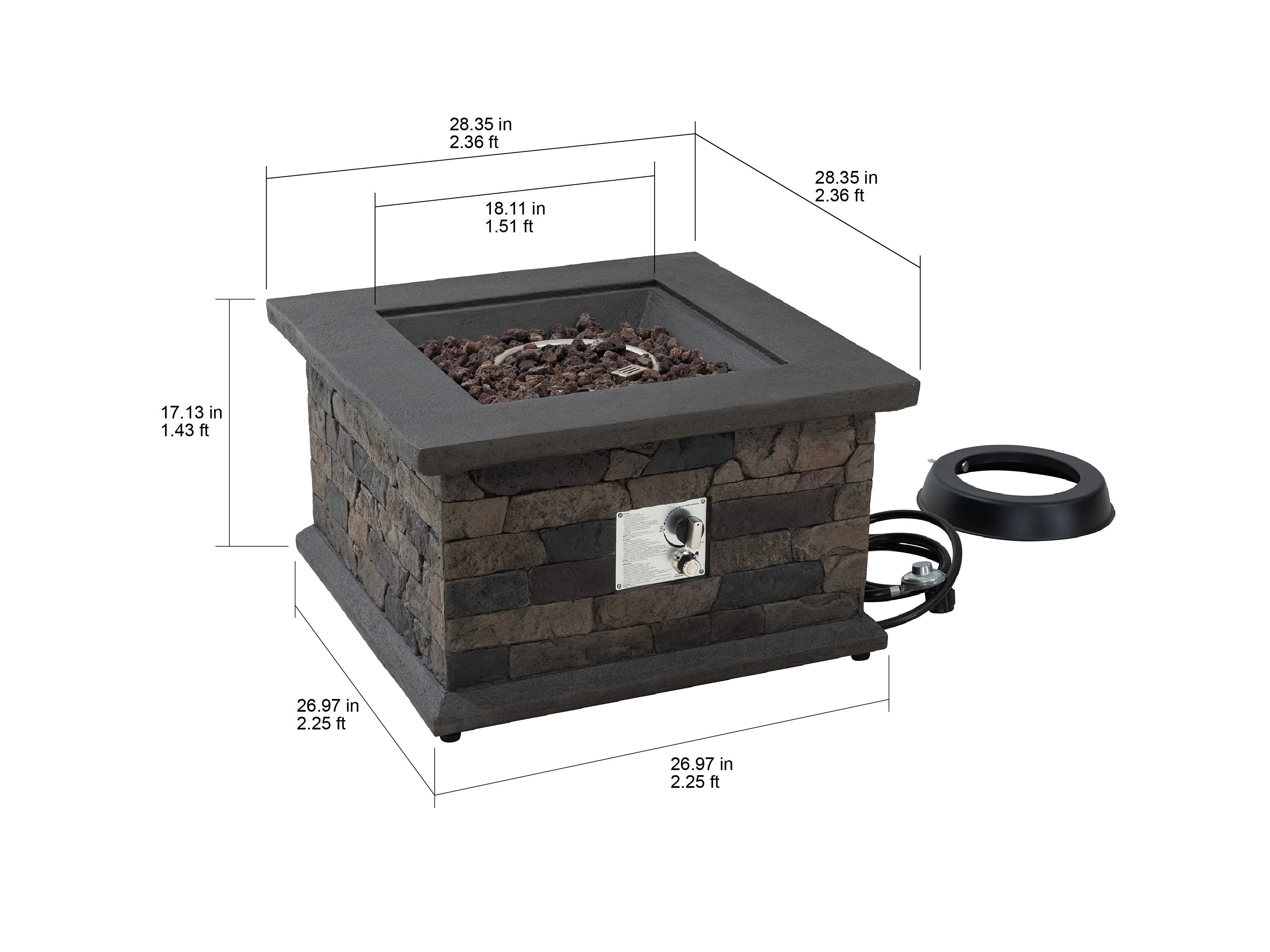 Sunjoy A302016300 Outdoor-Gas-Firepits - View #7