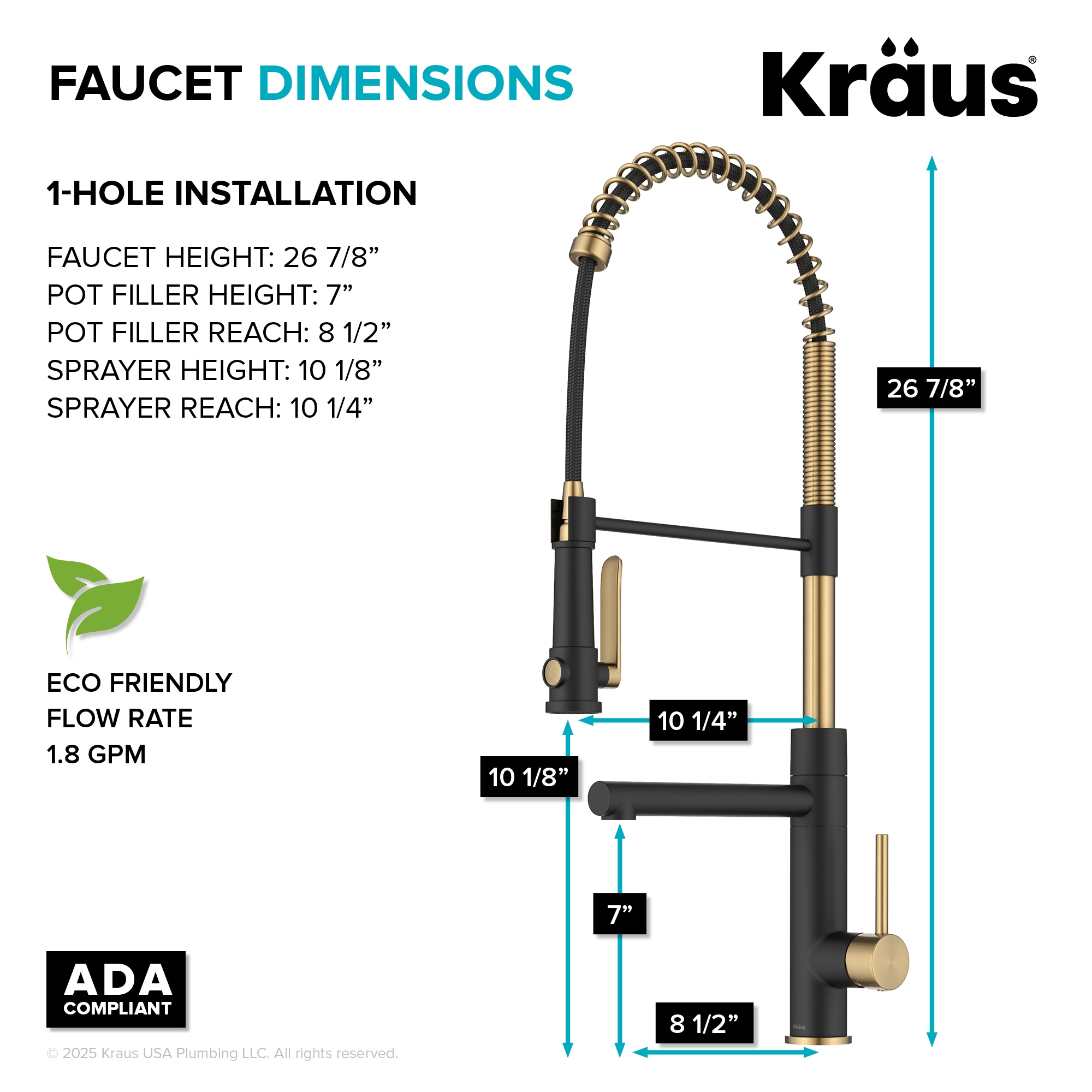 Kraus KPF-1605BBMB Kitchen-Faucets - View #5