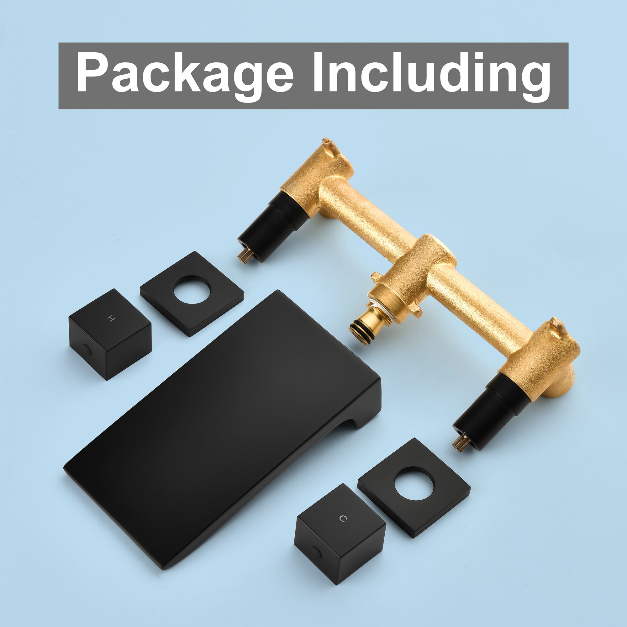 WELLFOR SMG-2419MB Roman-Tub-Faucets - View #13