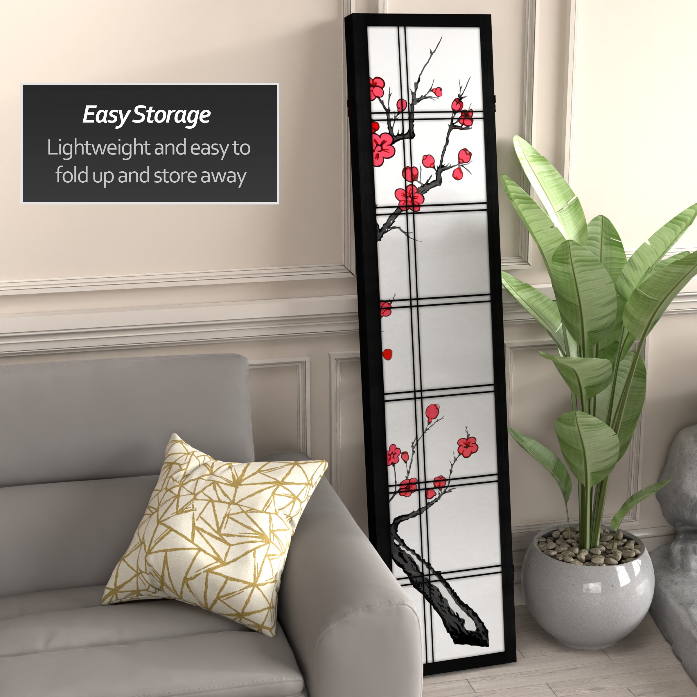 Red Lantern CAN-CB6-BLK-3P Indoor-Privacy-Screens - View #3