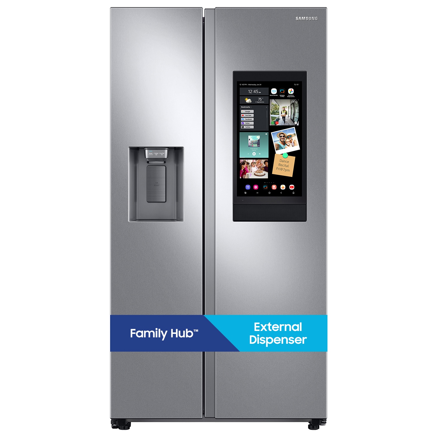 Samsung RS22T5561SR Side-By-Side - View #4
