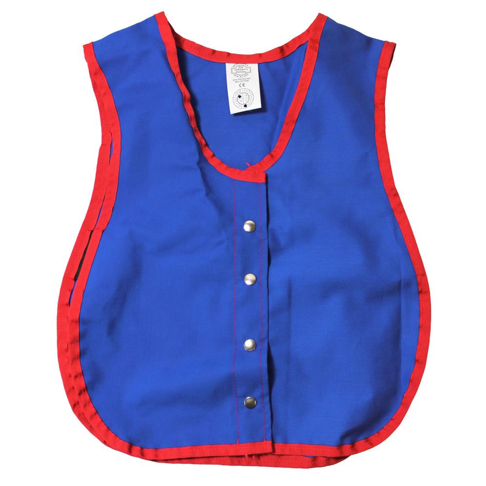Children's Factory CF-361306 Manual Dexterity Snap Vest, 13.5 -in (W) x 17.5 -in (L)
