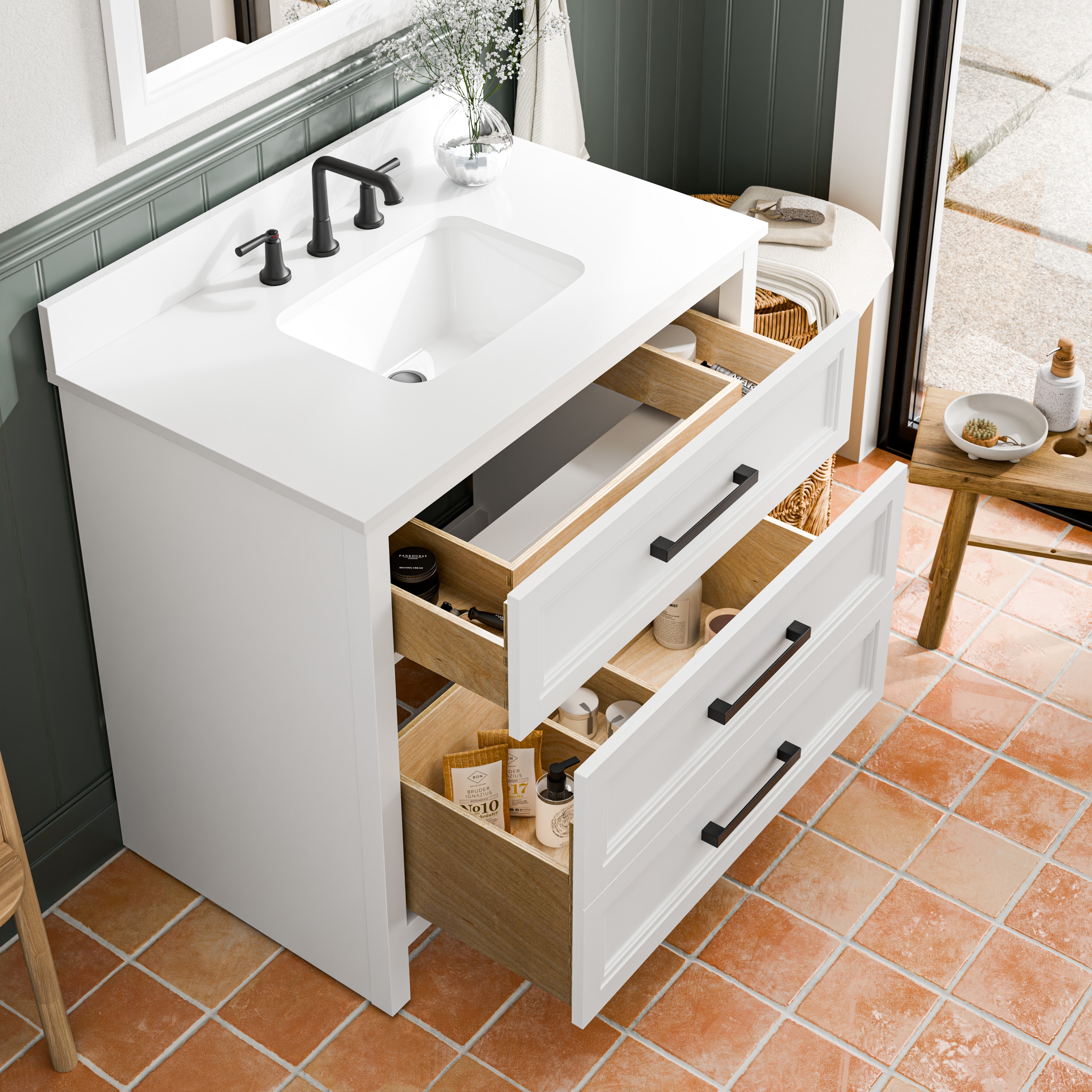 allen + roth 1047VTC-36-201-927UR Bath-Vanity-Combo - View #13