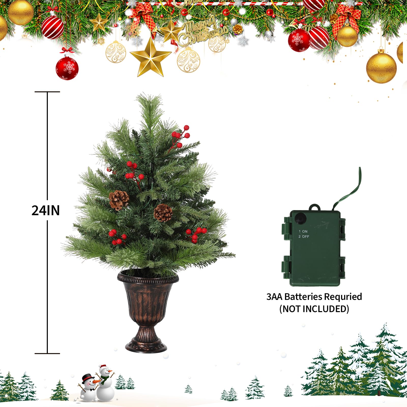 Aoile AOTREE26081214 Artificial-Christmas-Trees - View #4