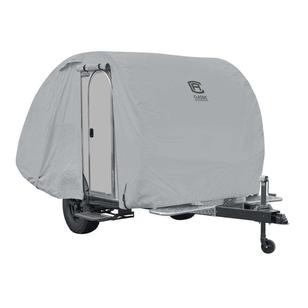 Classic Accessories 80-399-161001-RT Over Drive PermaPRO&#8482; Teardrop Trailer Cover 10- 12 Ft. L x 6 Ft. W Trailers