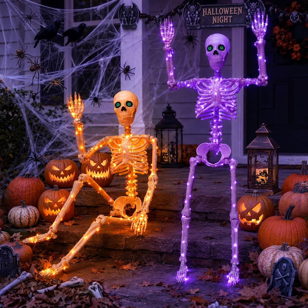 IJBUHV 678887733429 Halloween-String-Lights - View #3