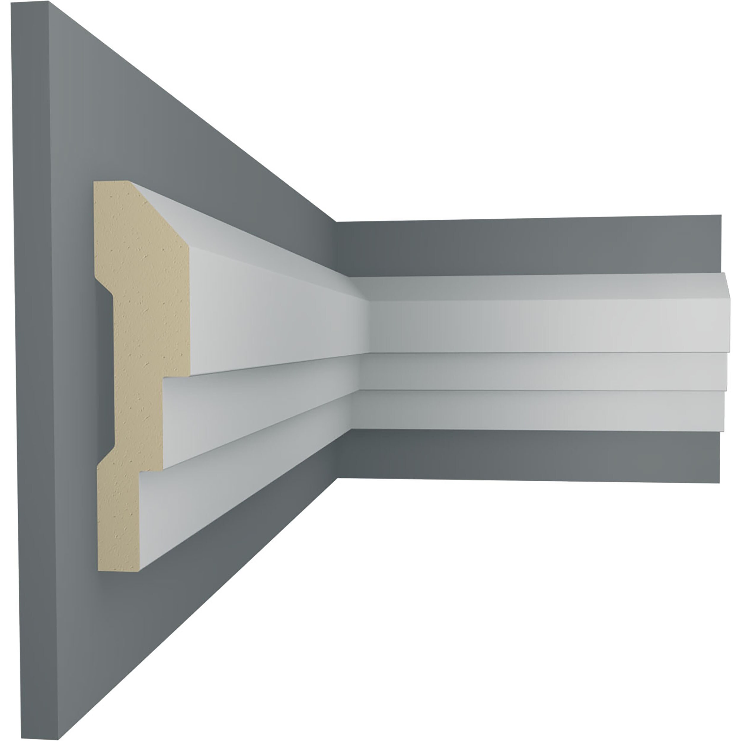 Ekena Millwork CHA04X01BL-CASE-8 Chair-Rail-Moulding - View #5