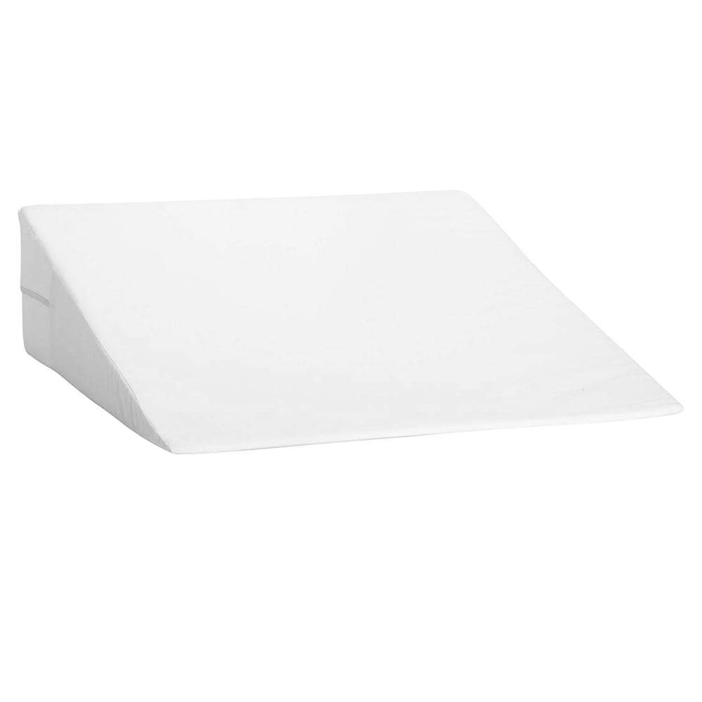 DMI Supportive Foam Wedge Pillow, White, Small