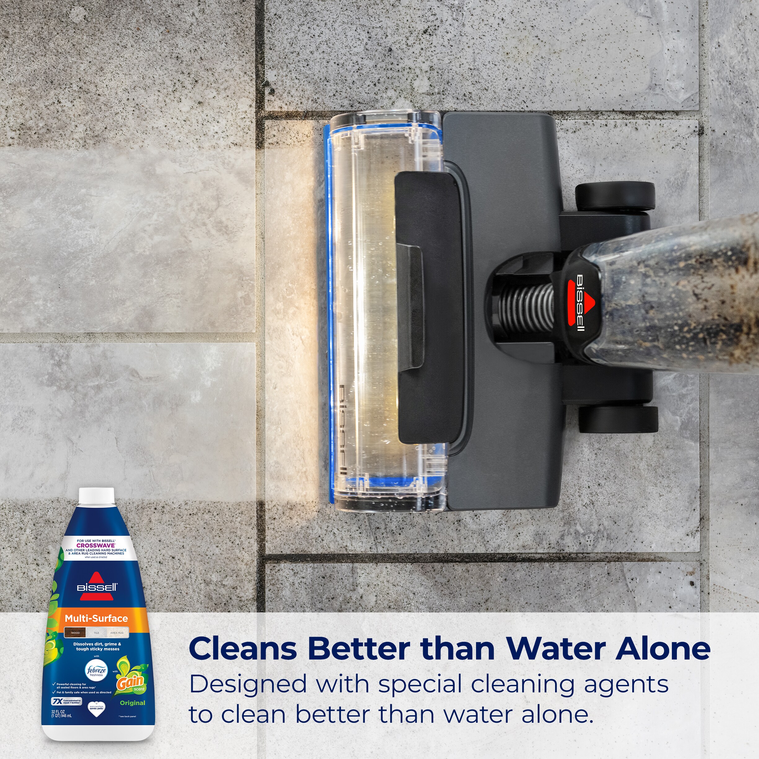 BISSELL Multi-Surface with Febreze + Gain 32 -fl oz Concentrated Steam Cleaner Chemical Solution