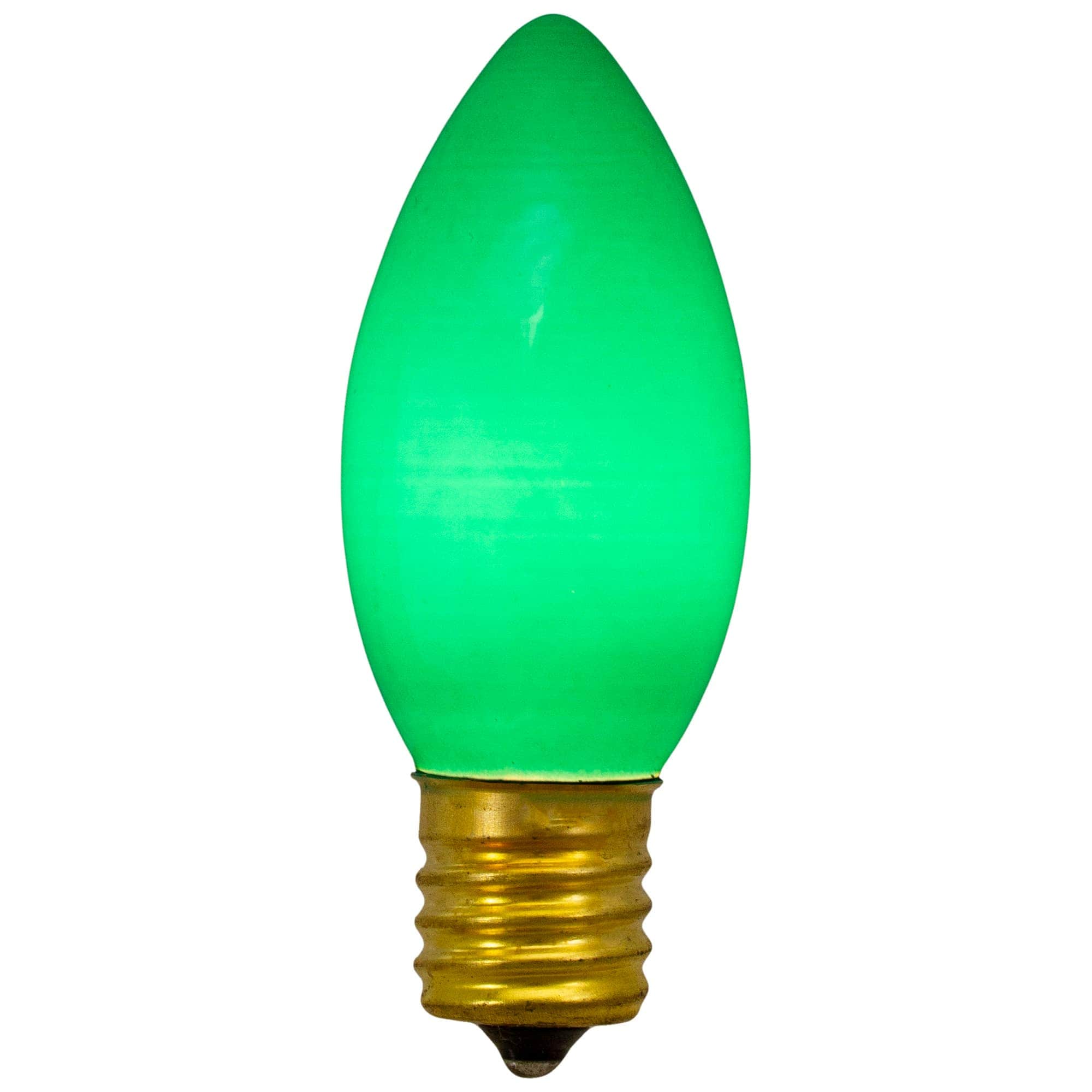 Northlight C9 Opaque Christmas Replacement Bulbs - Green - 4ct #NORTHLIGHT YS90338