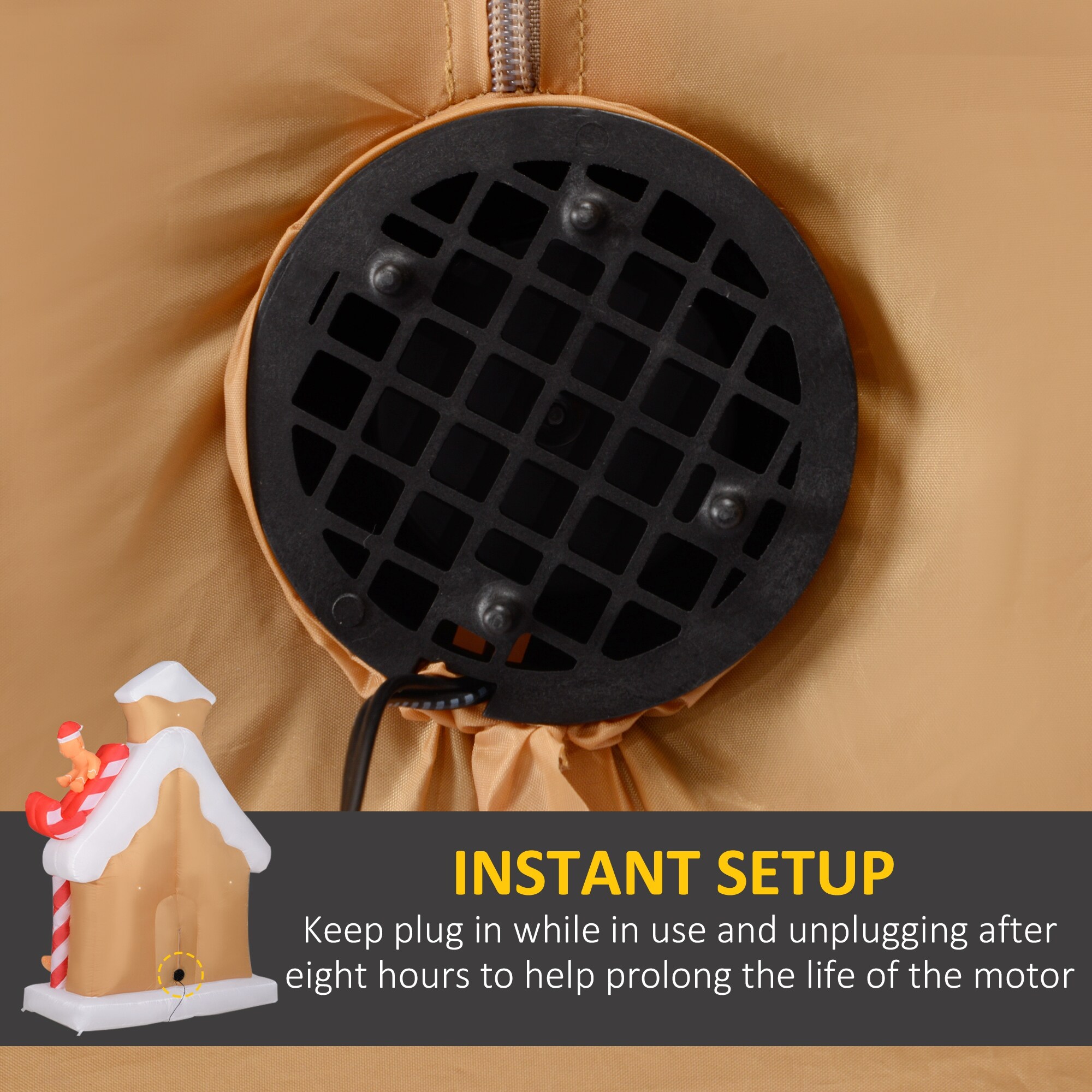 Outsunny 844-966V80MX Christmas-Inflatables - View #6