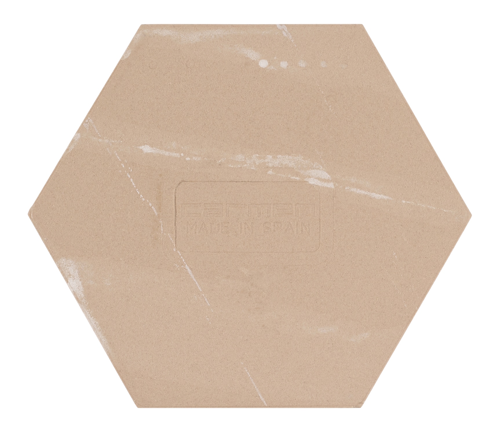 Homage 5" White Glazed Hexagonal Porcelain Tile