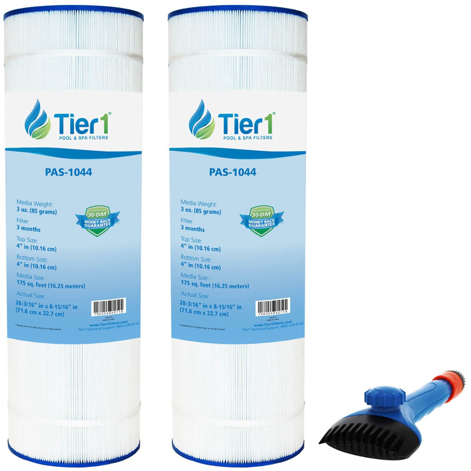 Tier1 PAS_1044_2_PACK CX1750-RE Cartridge Pool Filter