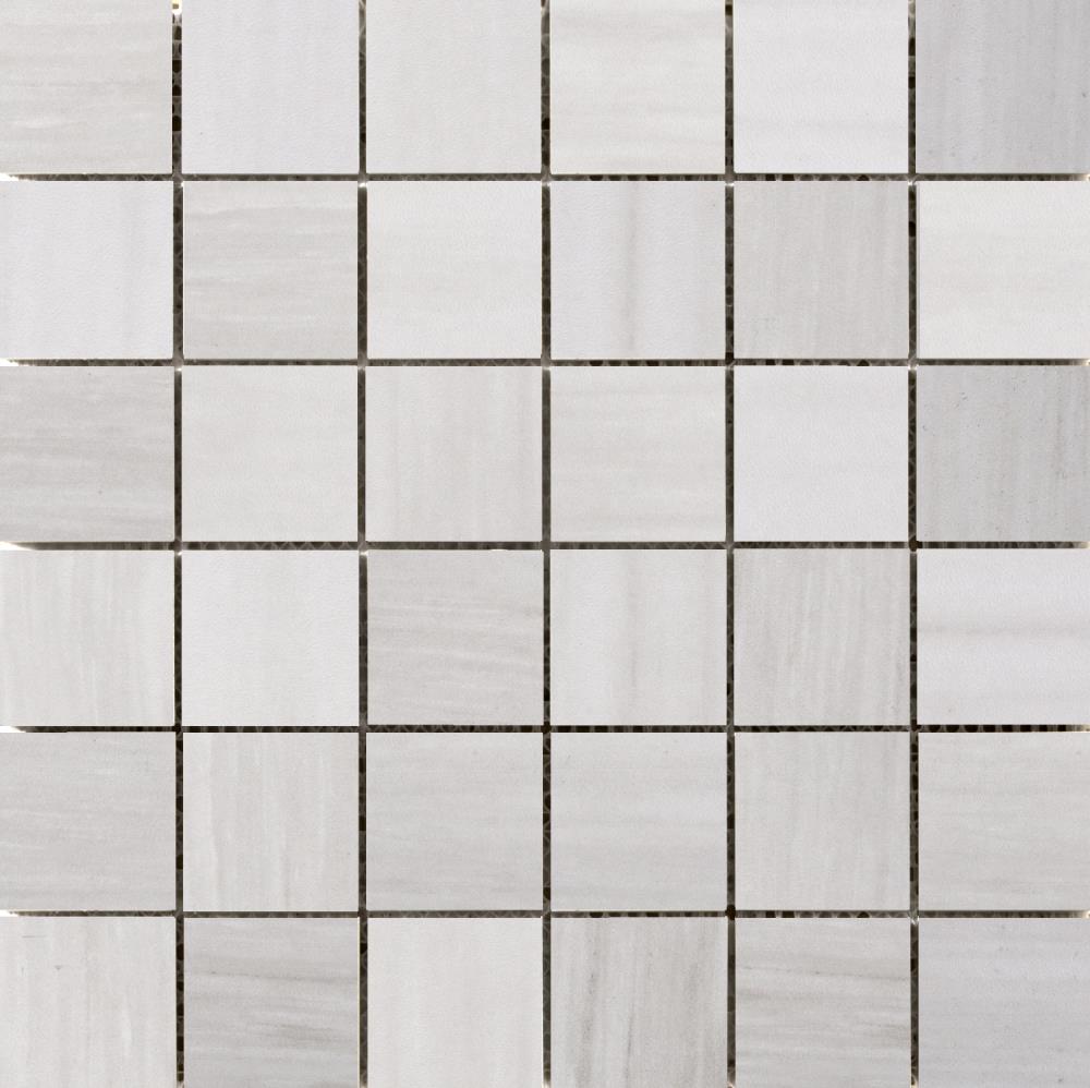 Emser F45LATIIV1212MO2 Latitude 11-Pack Ivory Porcelain Border Tile (12-in x 12-in)