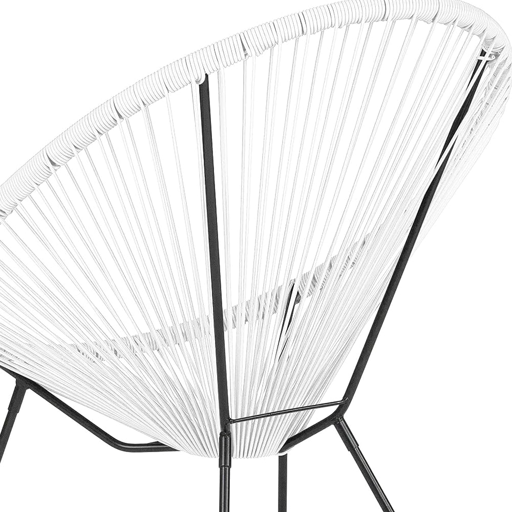 HIGHLANDERHOME WHITECHAIR2PC1TABLE Patio-Chairs - View #4