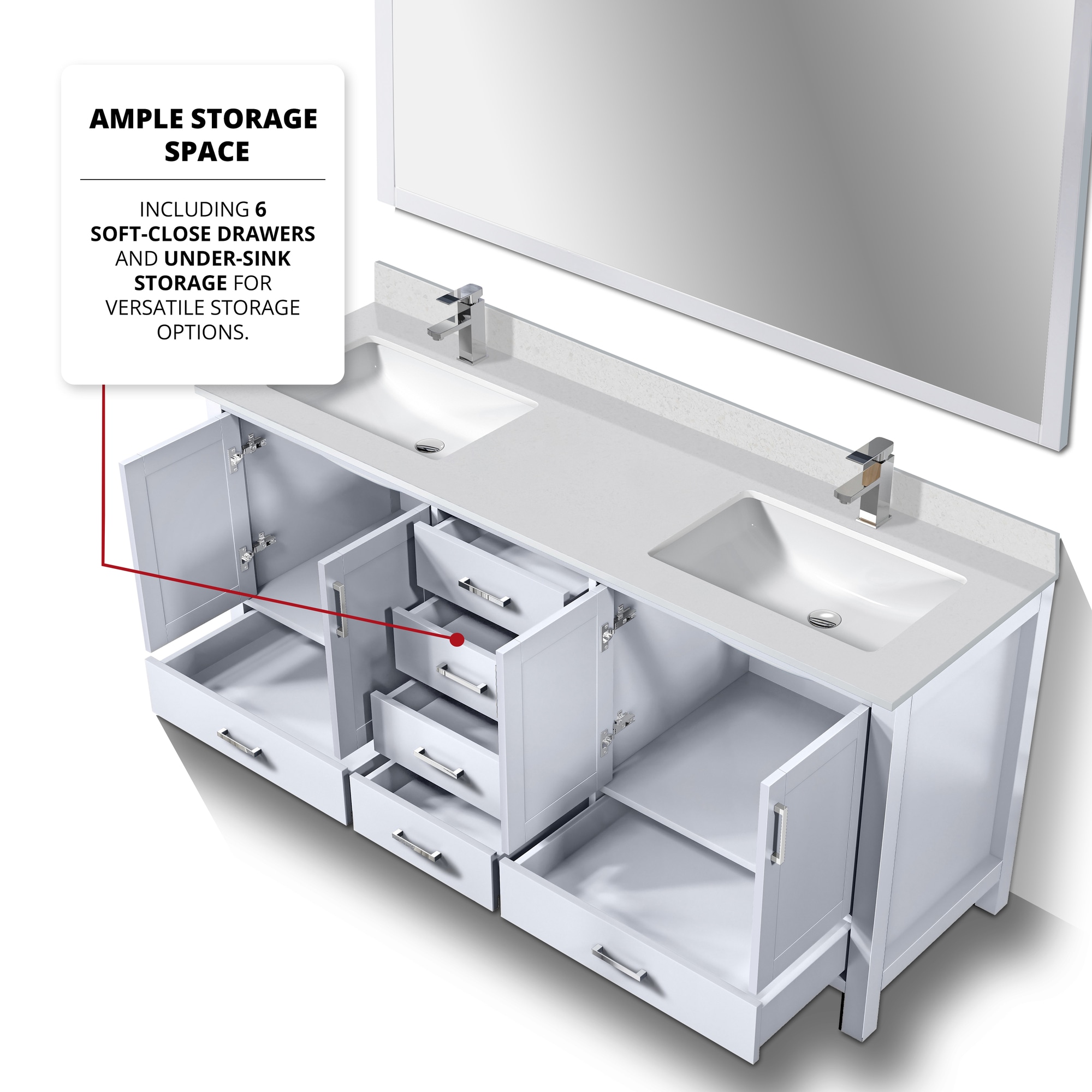Lexora LVJ72DA311 Bath-Vanity-Combo - View #6