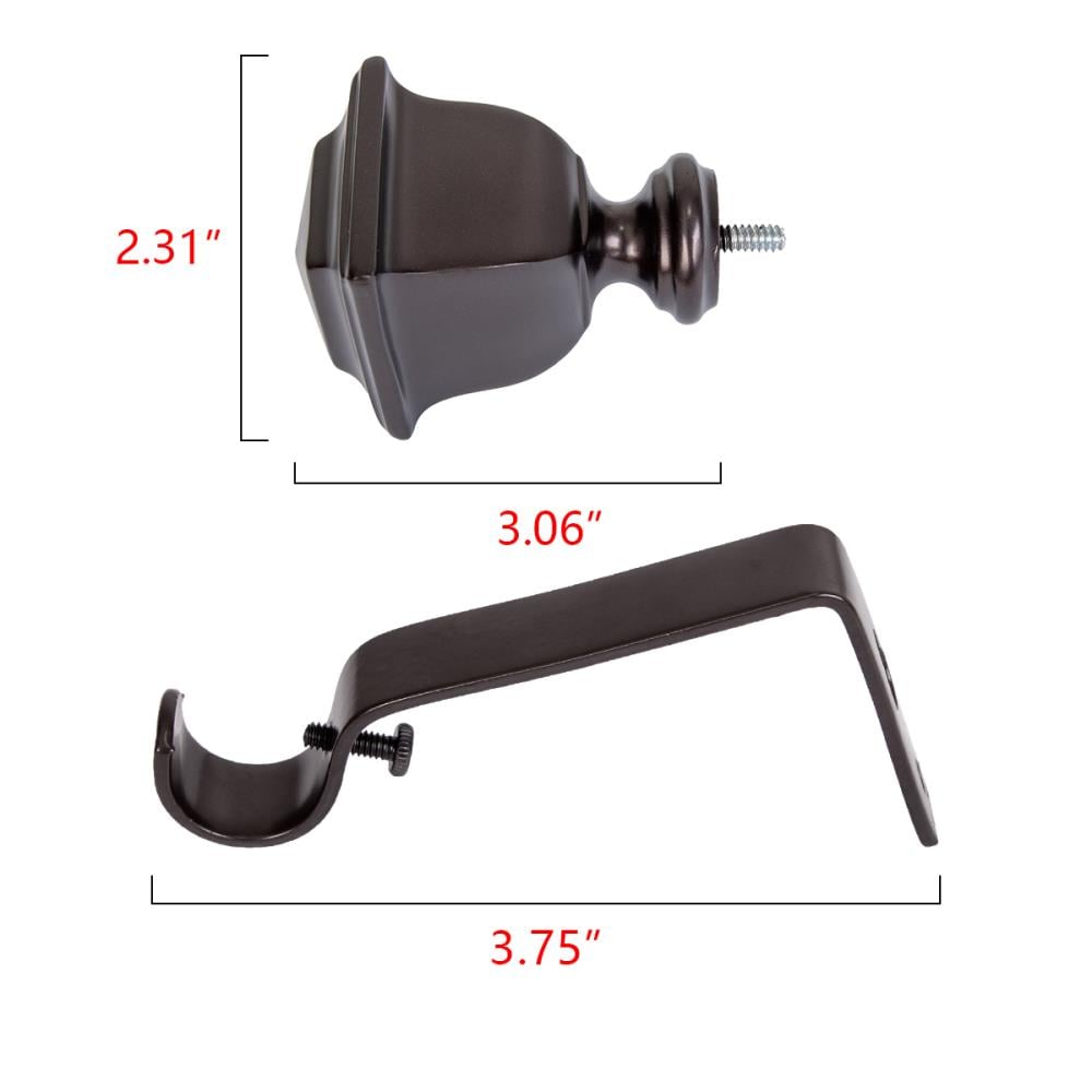 Utopia Alley D102RB Curtain-Rods - View #4